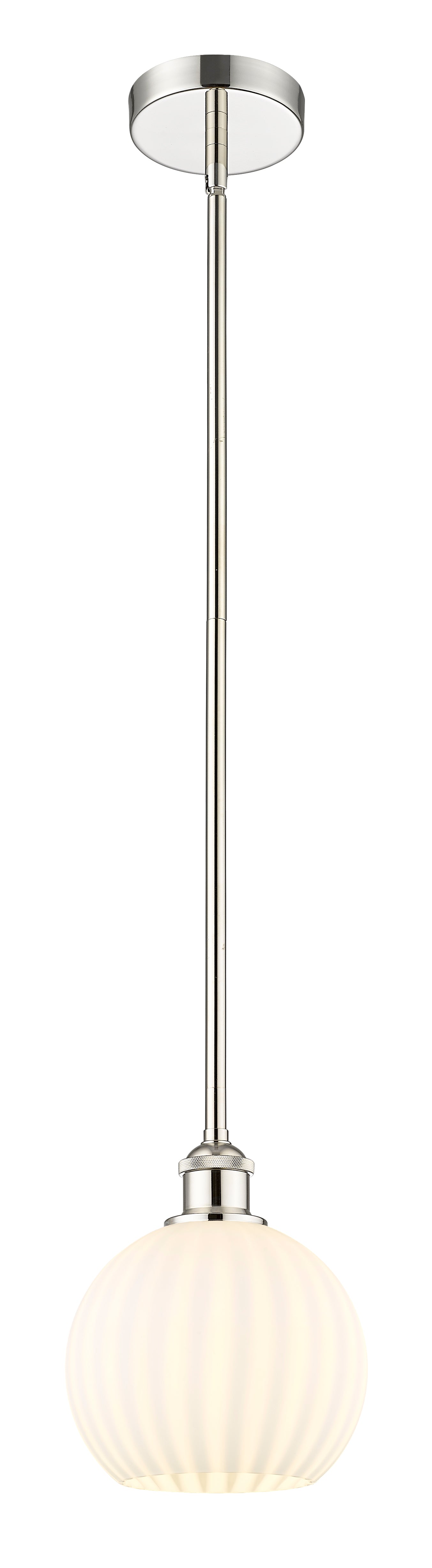 Edison Mini Pendant Antique Brass 8 Inch