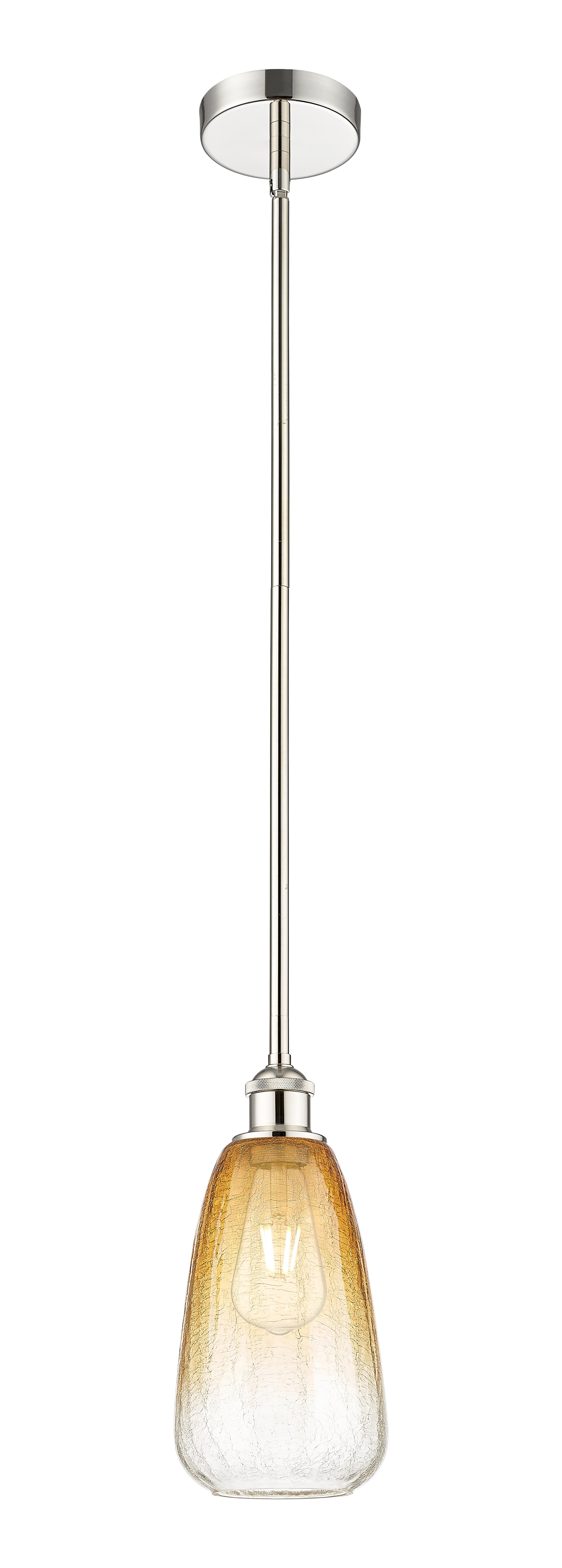 Edison Mini Pendant Antique Brass 6 Inch