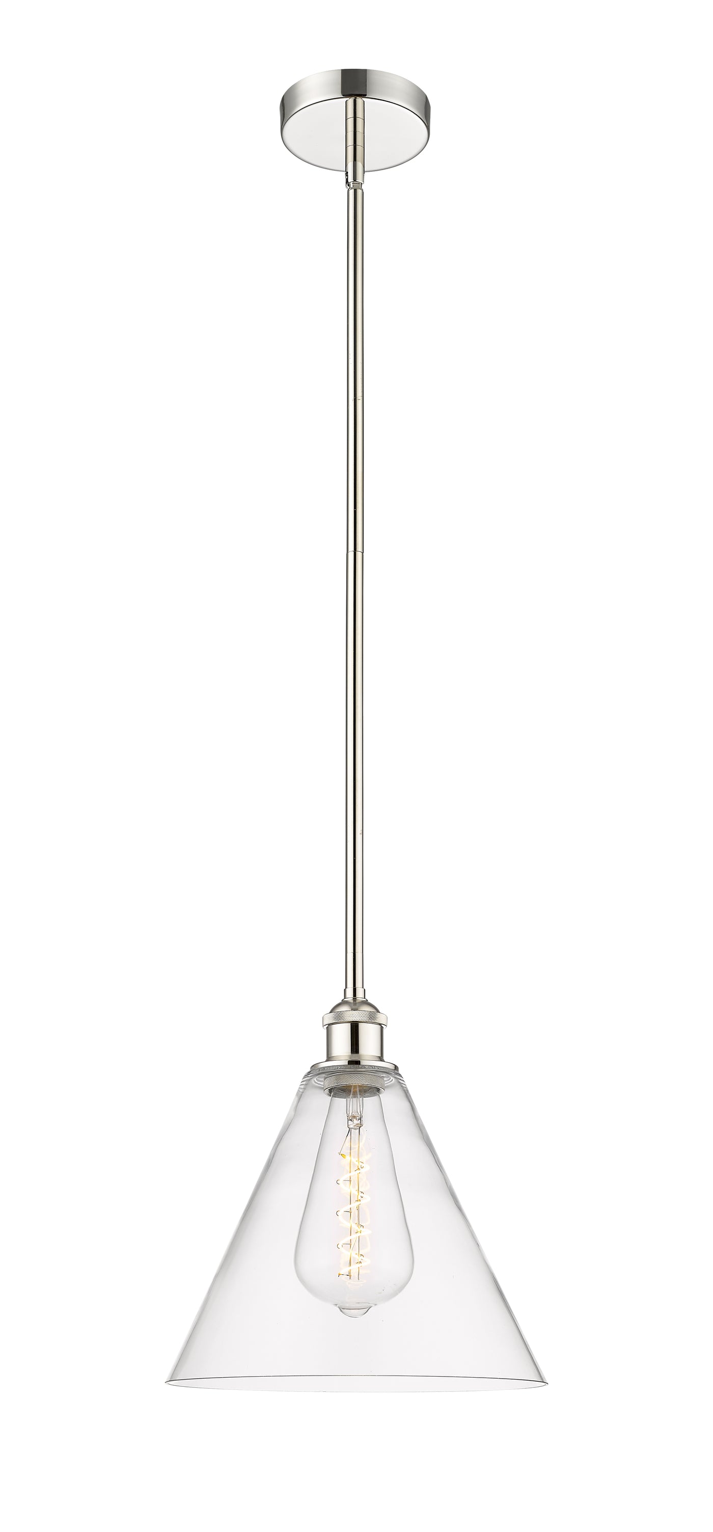 Edison Mini Pendant Antique Brass Glass