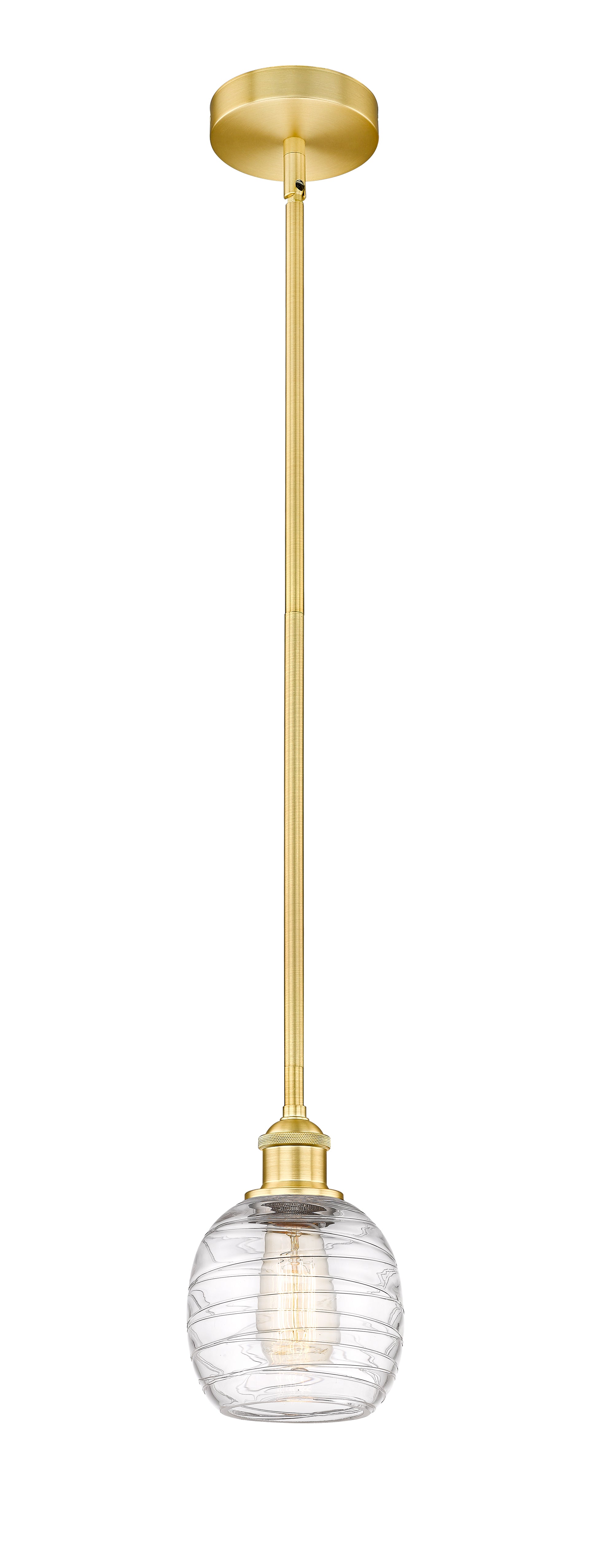 Edison Mini Pendant Antique Brass Finish