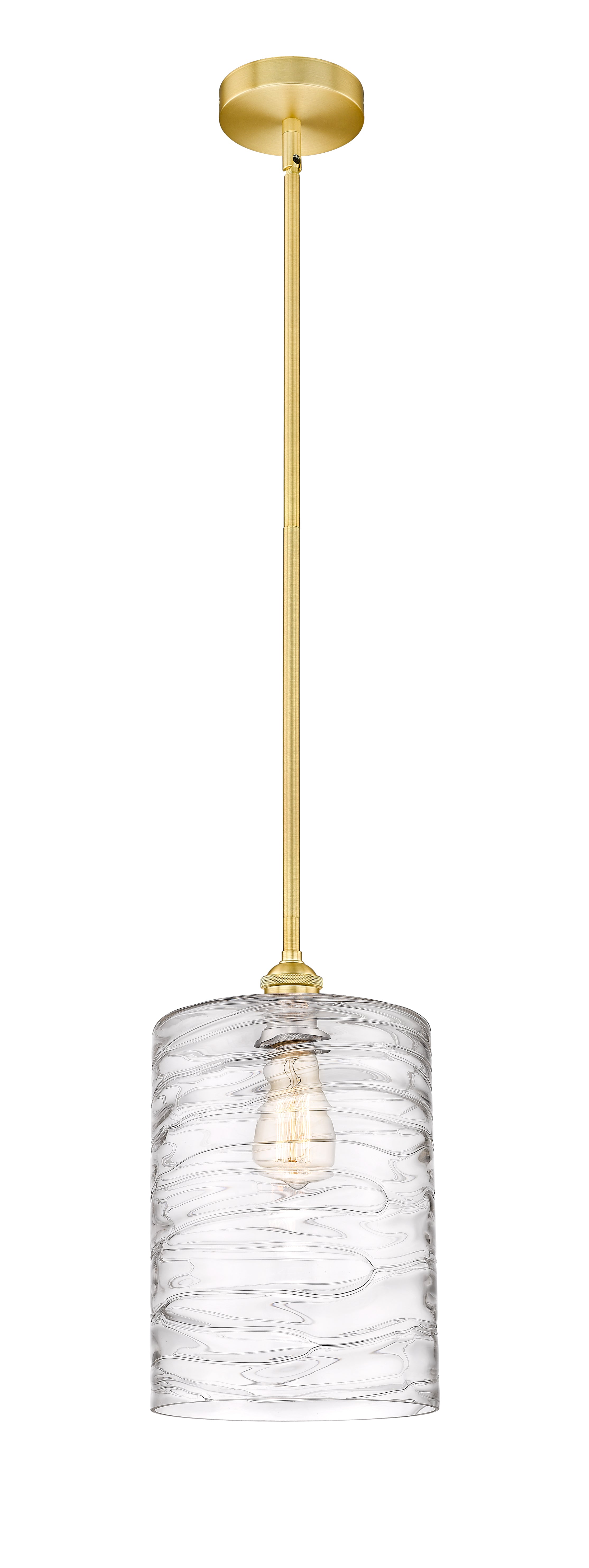 Edison Mini Pendant Antique Brass Cast