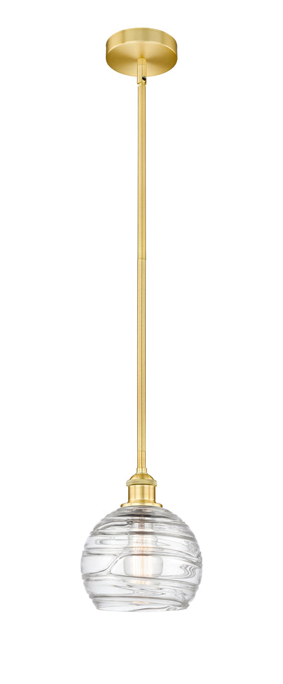 Edison Mini Pendant Antique Brass 8 Inch
