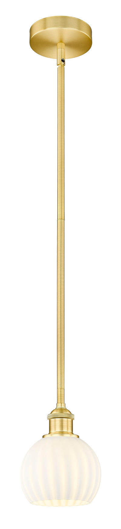 Edison Mini Pendant Antique Brass 6 Inch