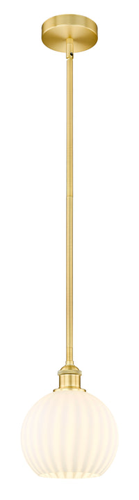 Edison Mini Pendant Antique Brass 8 Inch