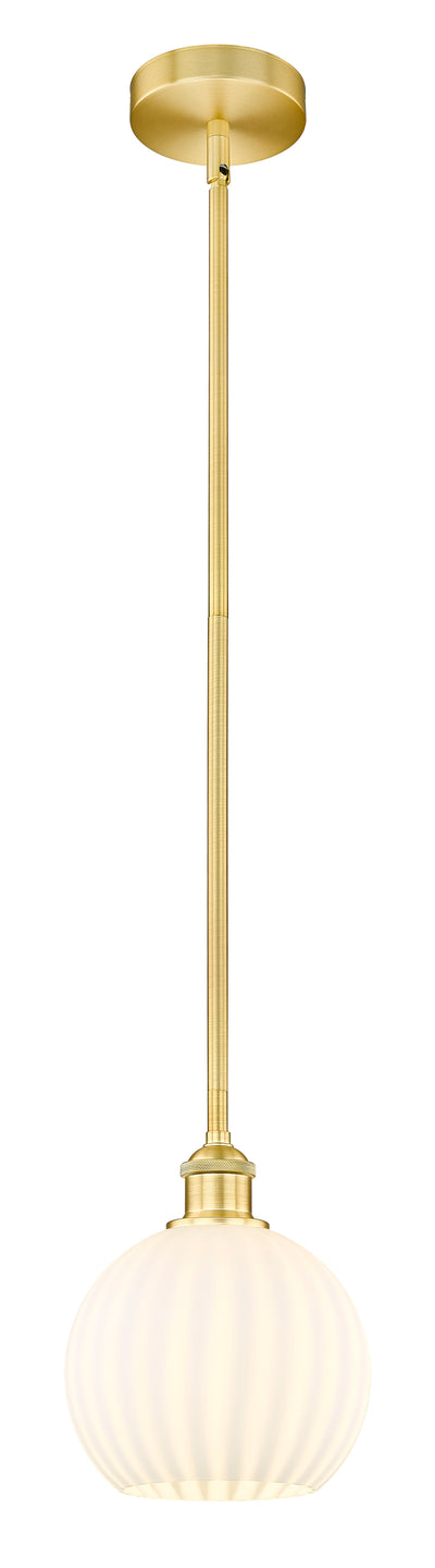 Edison Mini Pendant Antique Brass 8 Inch