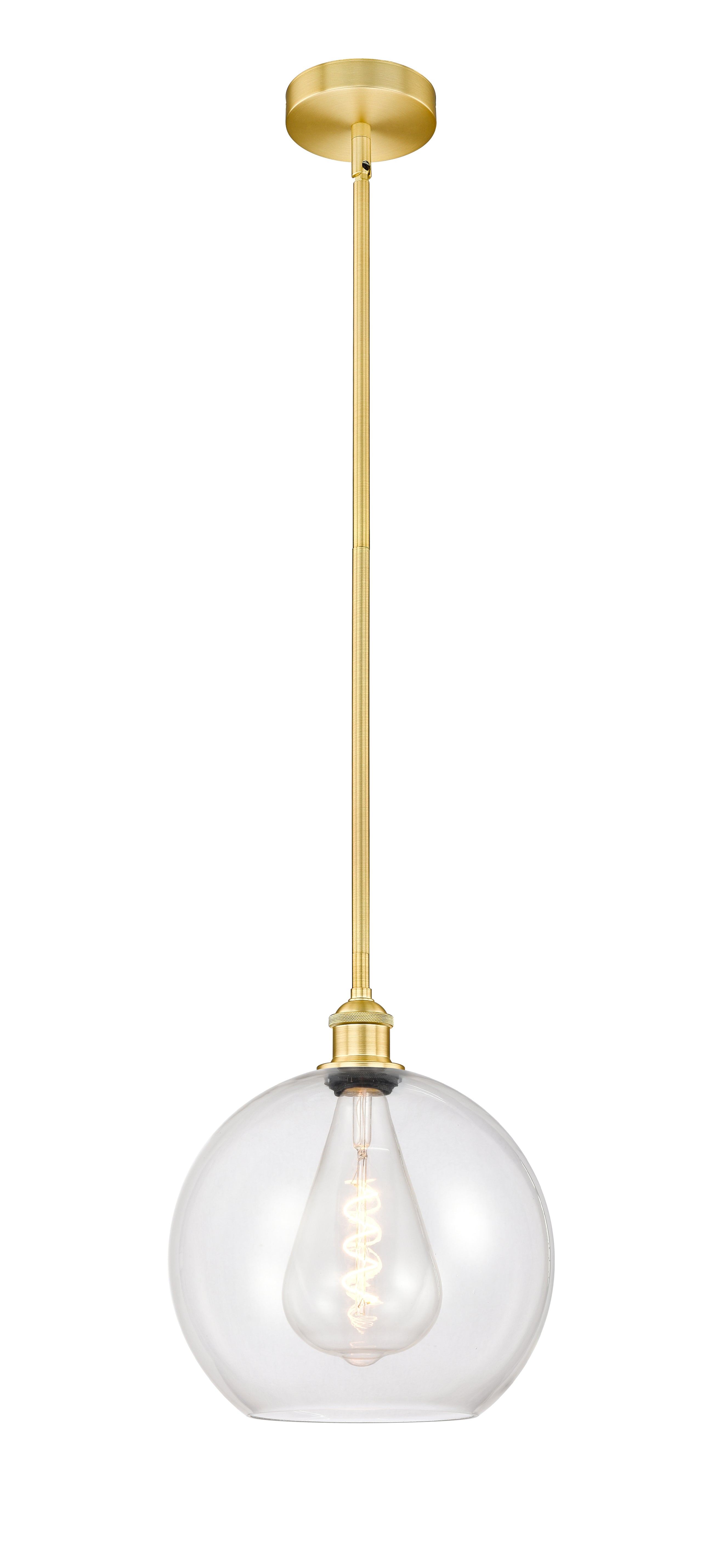 Edison Mini Pendant Antique Brass Finish