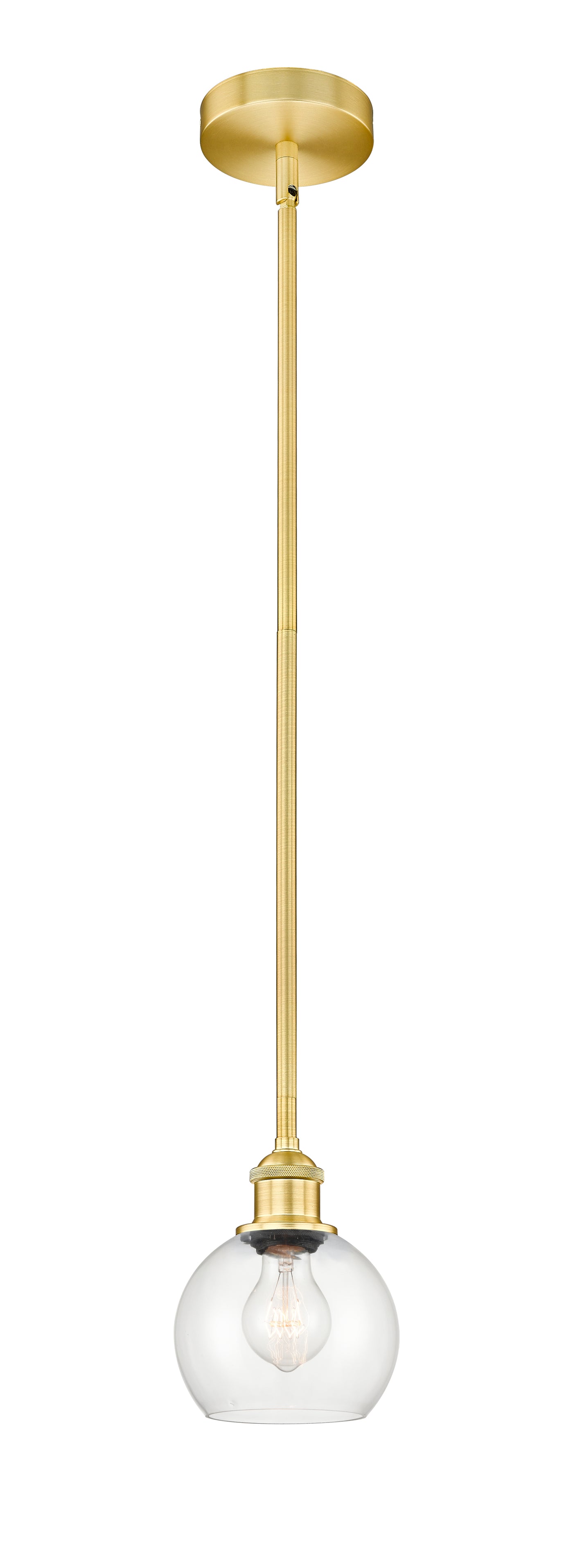 Edison Mini Pendant Antique Brass Finish