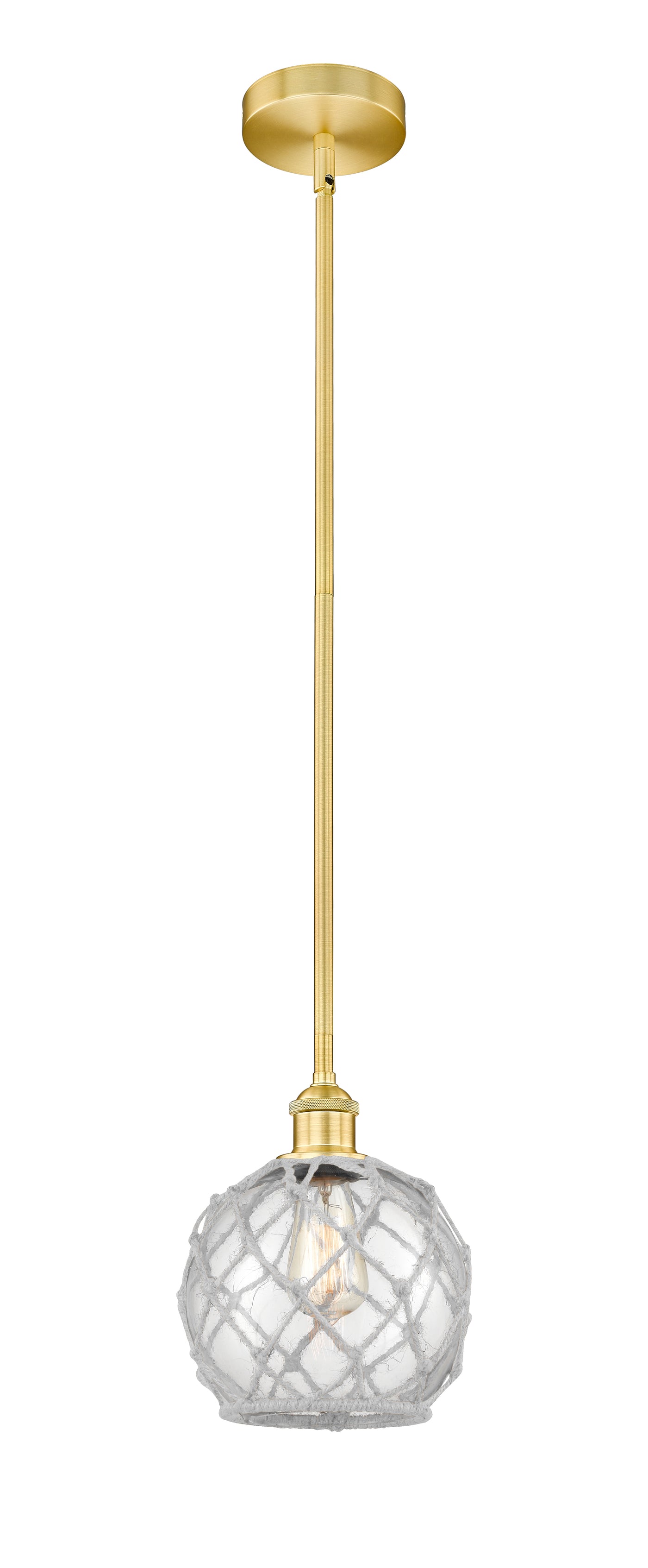 Edison Mini Pendant Antique Brass Finish