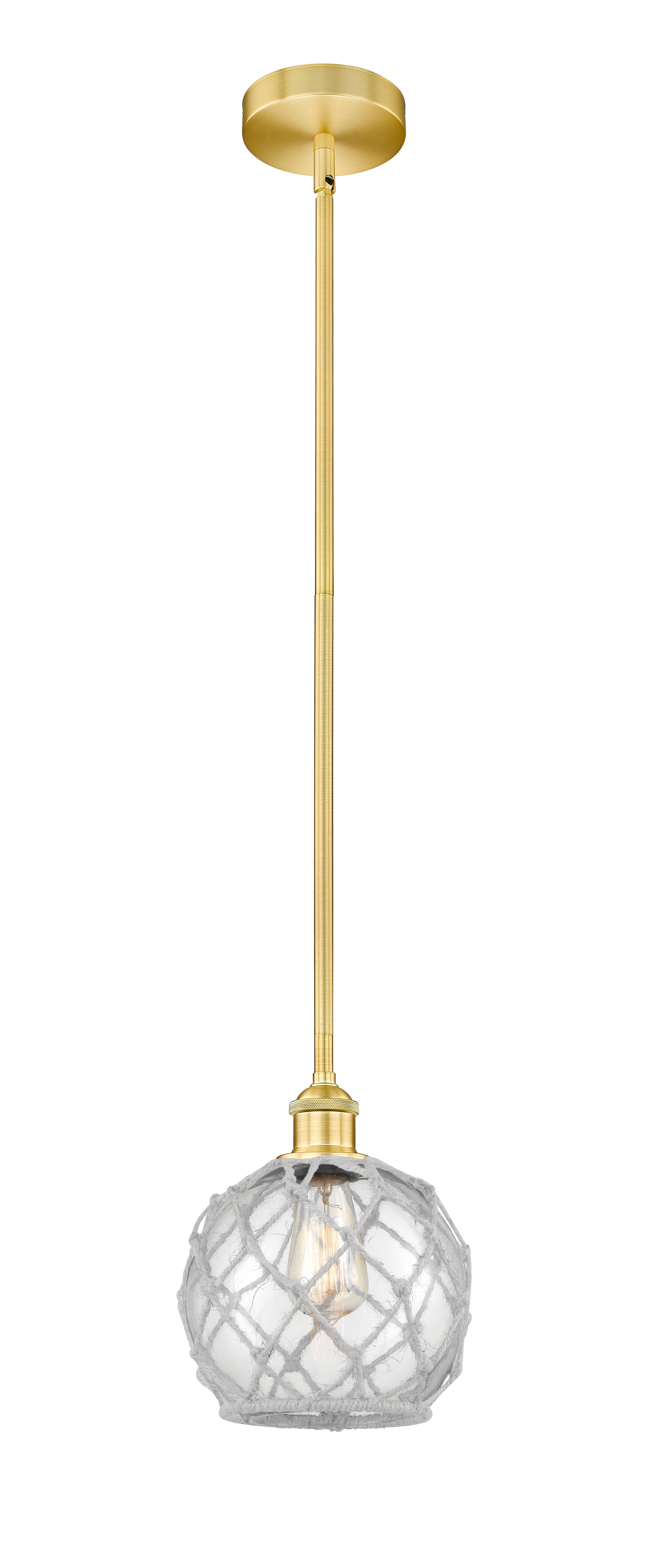 Edison Mini Pendant Antique Brass Cast