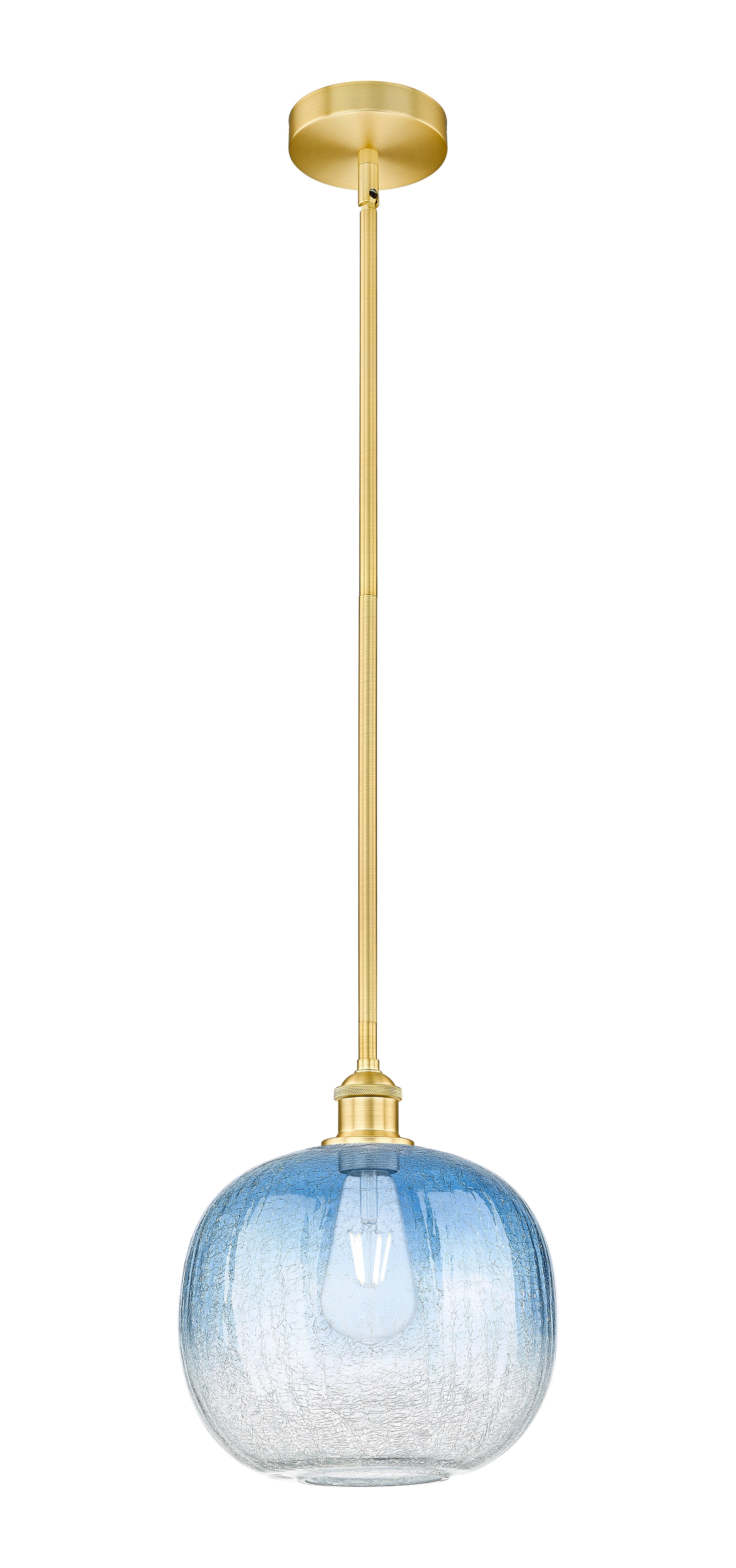 Edison Mini Pendant Antique Brass Cast
