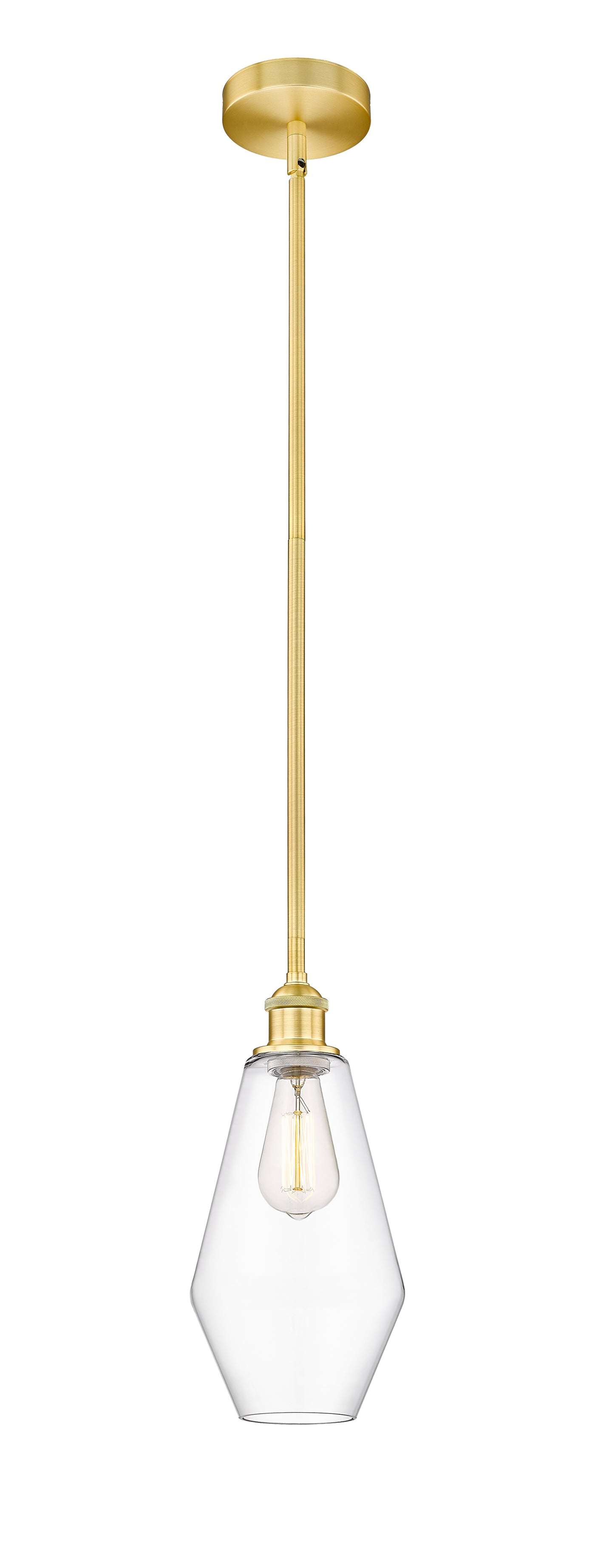Edison Mini Pendant Antique Brass Finish