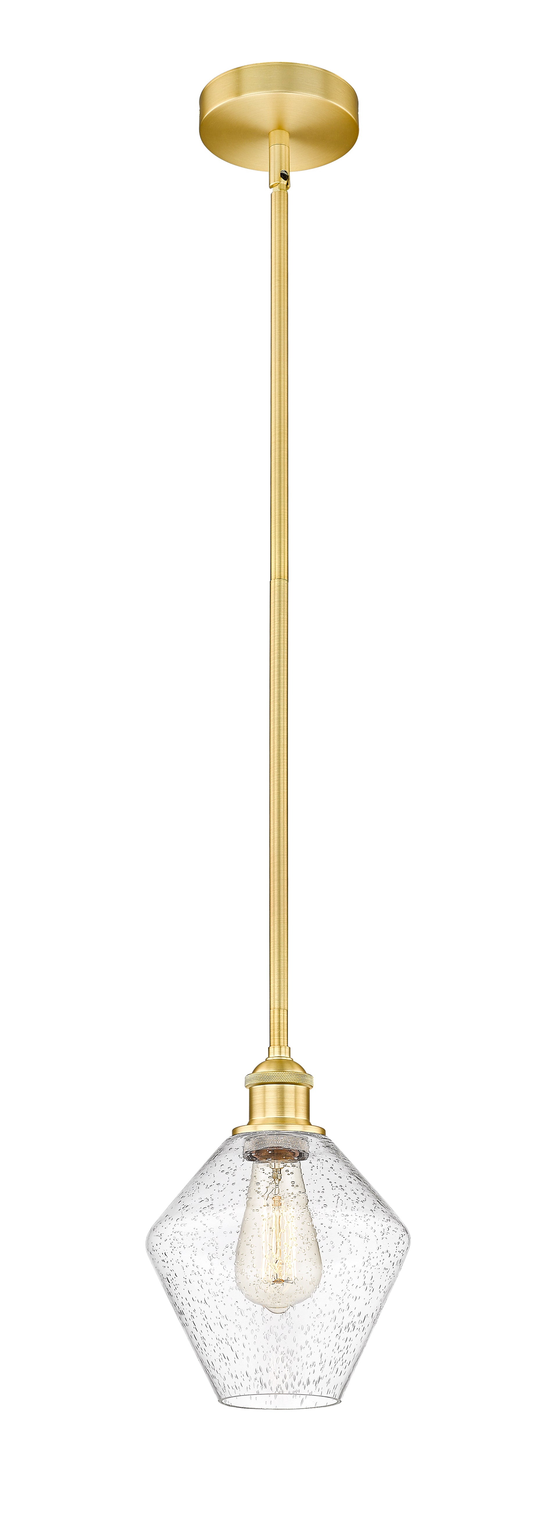 Edison Mini Pendant Antique Brass 8 Inch
