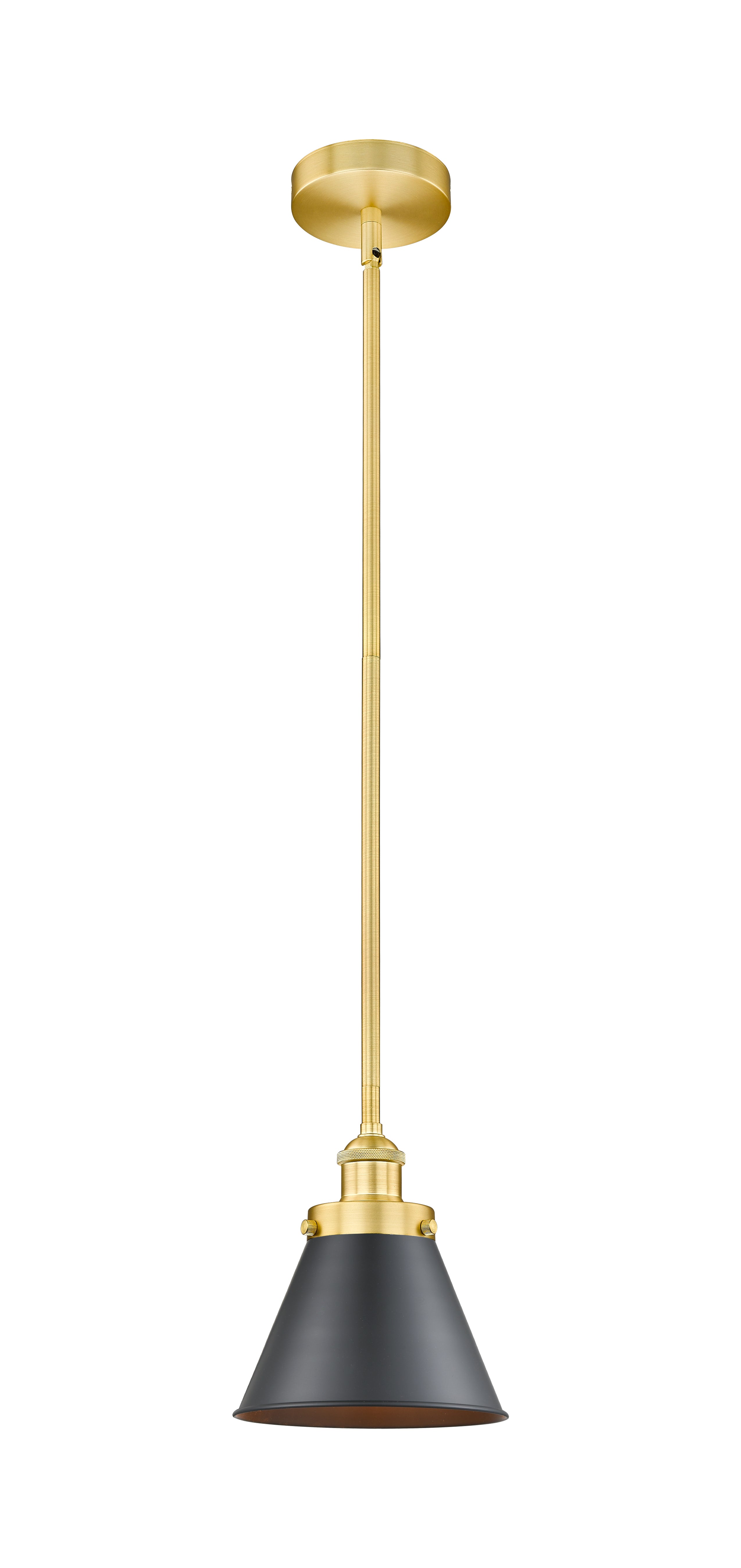 Edison Mini Pendant Black Antique Brass