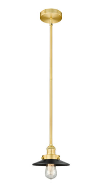 Edison Mini Pendant Matte Black 8 Inch