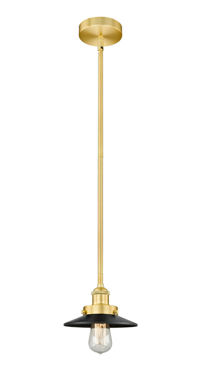 Edison Mini Pendant Matte Black 8 Inch