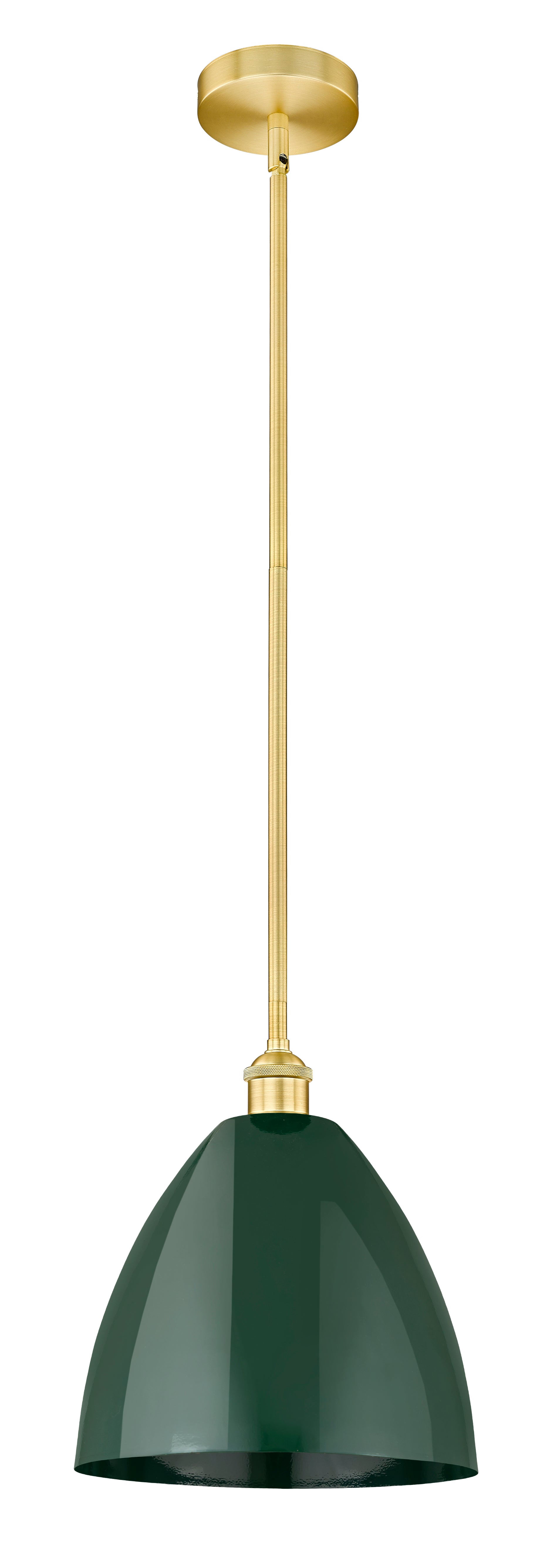 Edison Mini Pendant Cast Brass 12 Inch