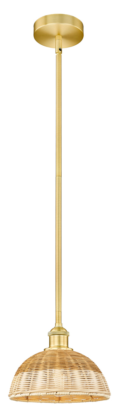 Edison Mini Pendant Antique Brass 9 Inch