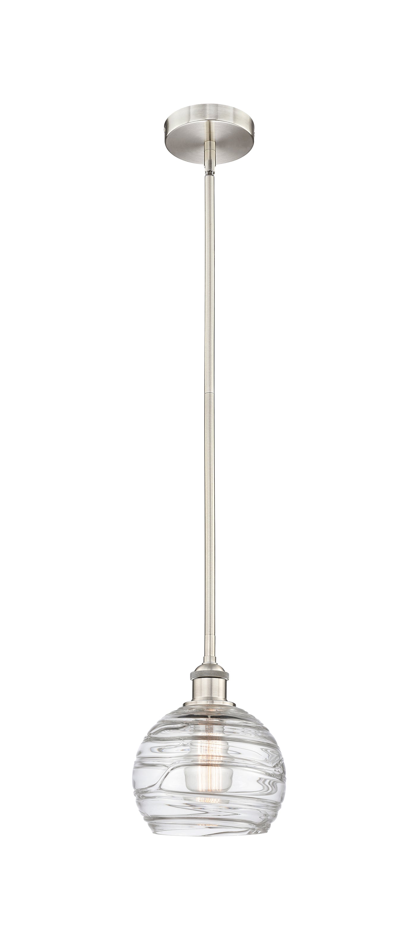 Edison Mini Pendant Antique Brass 8 Inch