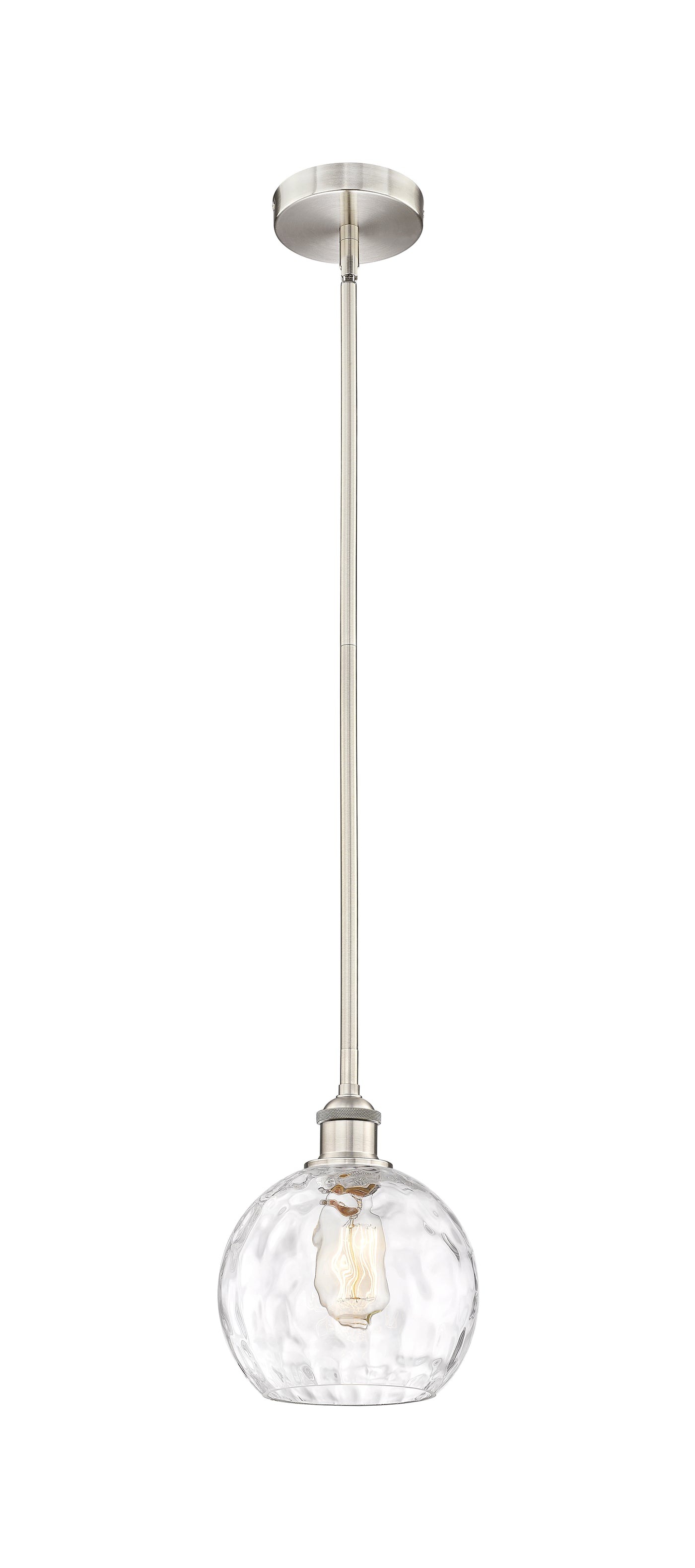 Edison Mini Pendant Antique Brass 8 Inch