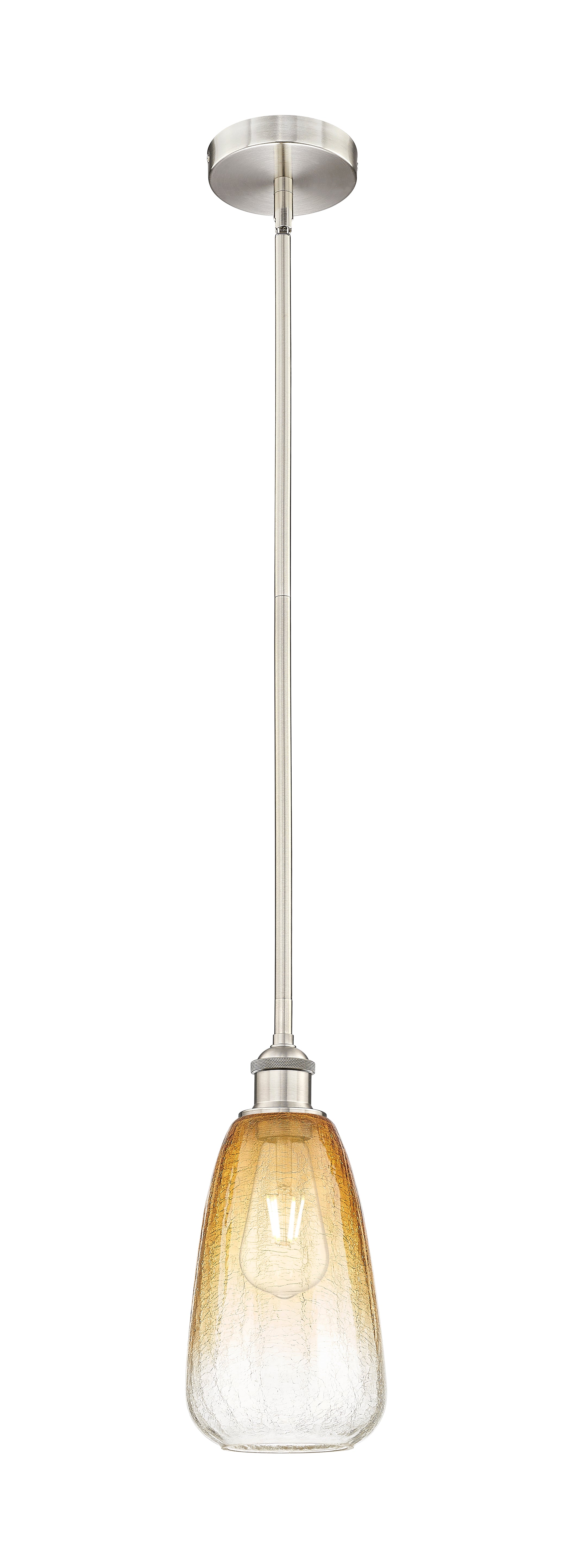 Edison Mini Pendant Antique Brass 6 Inch