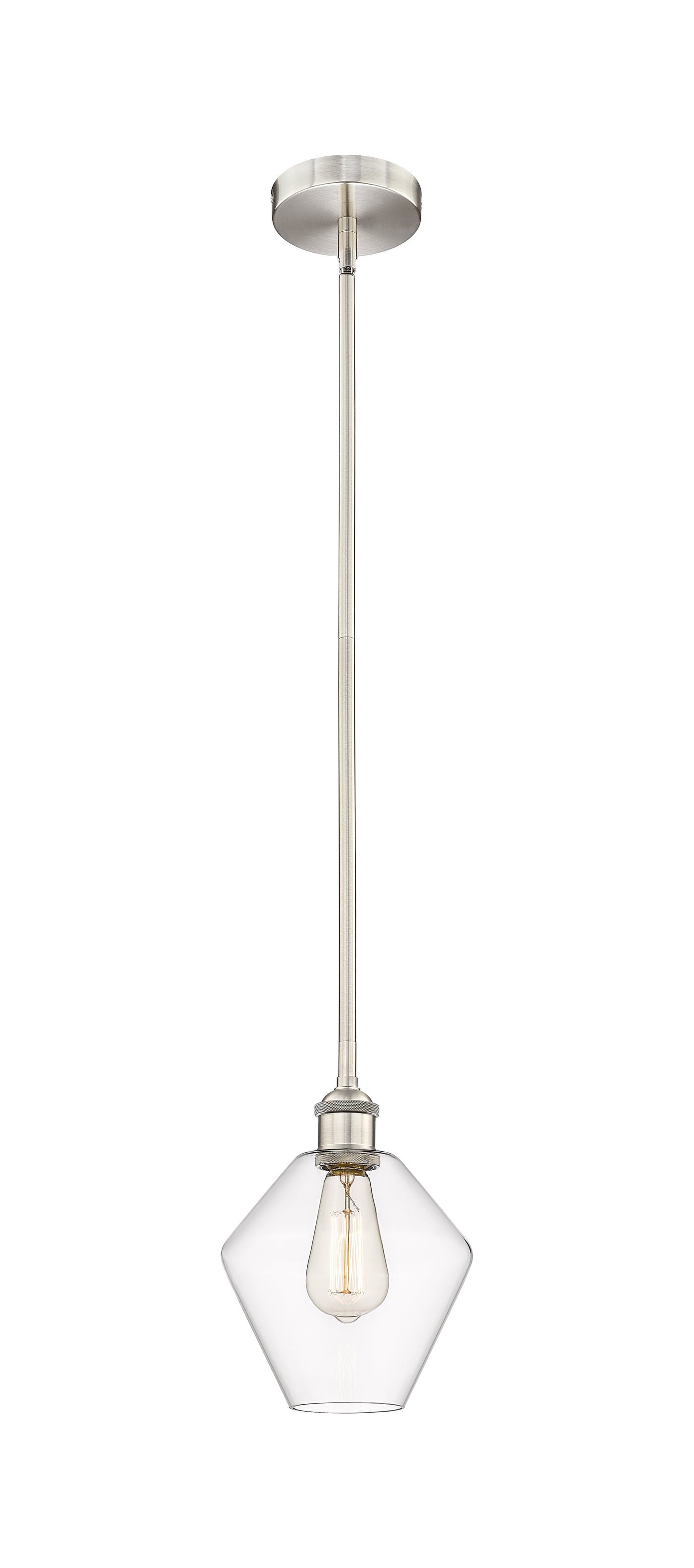 Edison Mini Pendant Antique Brass 8 Inch