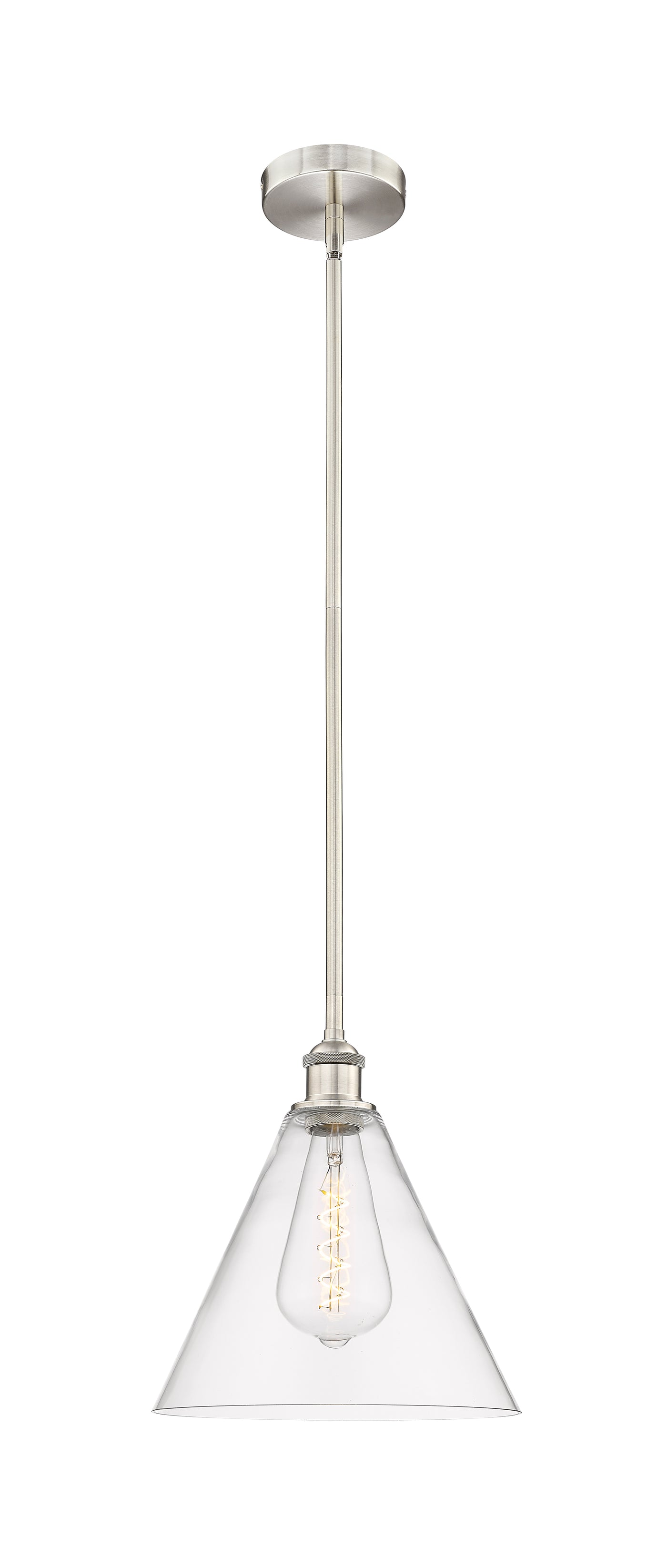 Edison Mini Pendant Antique Brass Glass