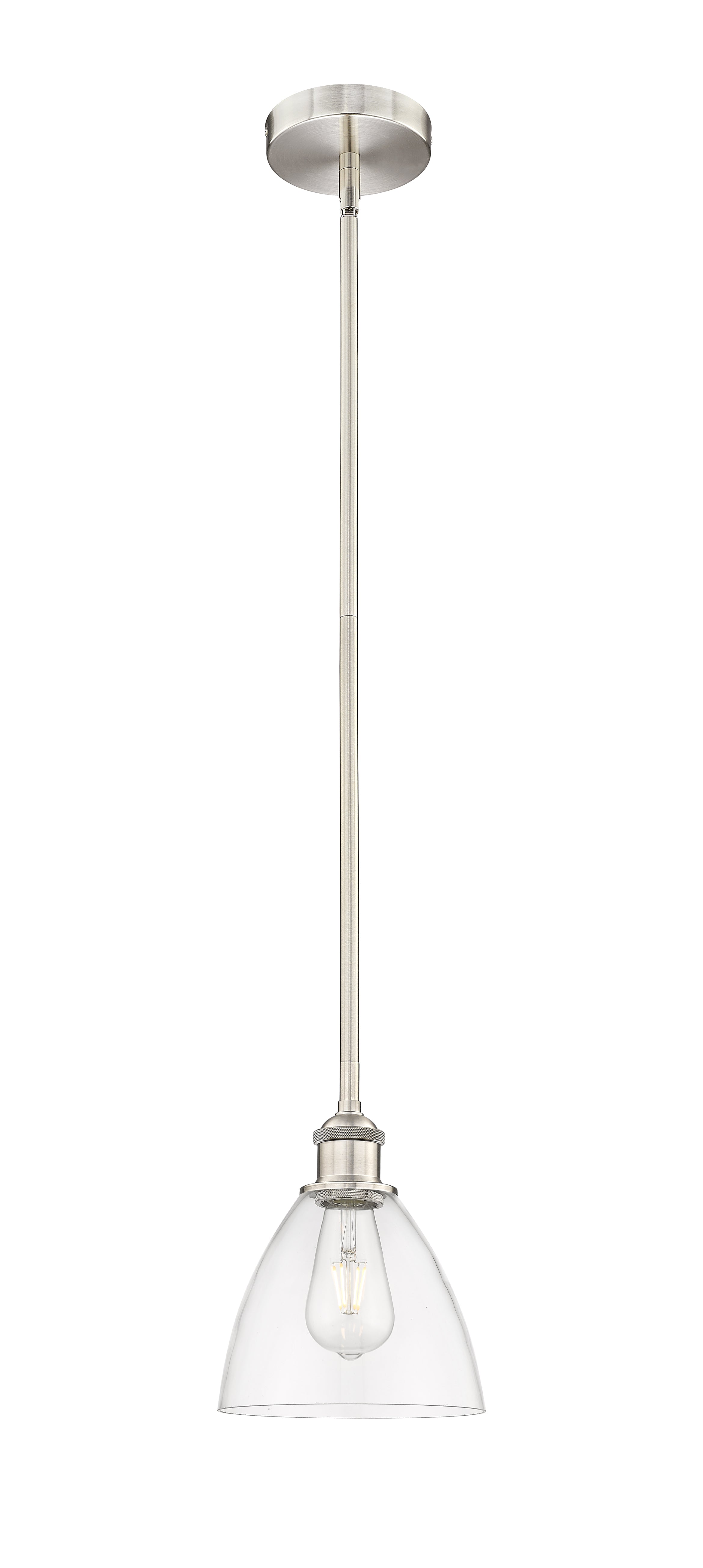 Edison Mini Pendant Antique Brass 9 Inches