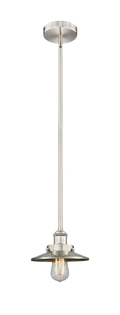 Edison Mini Pendant Matte Black 8 Inch