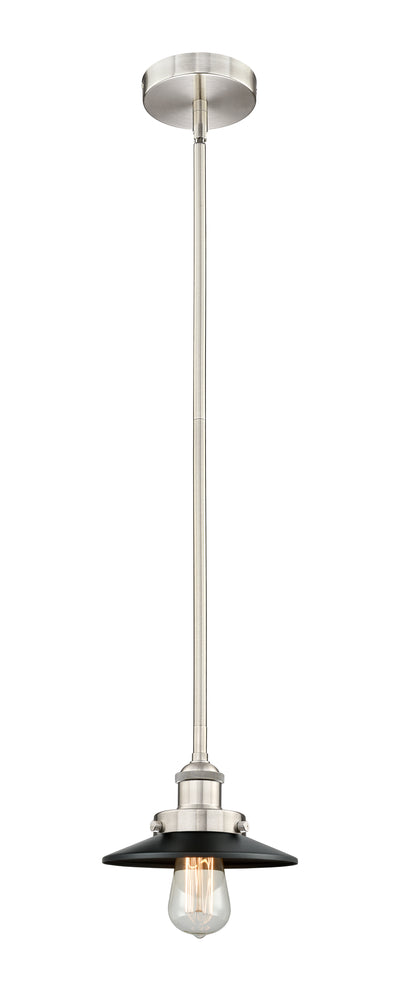 Edison Mini Pendant Matte Black 8 Inch