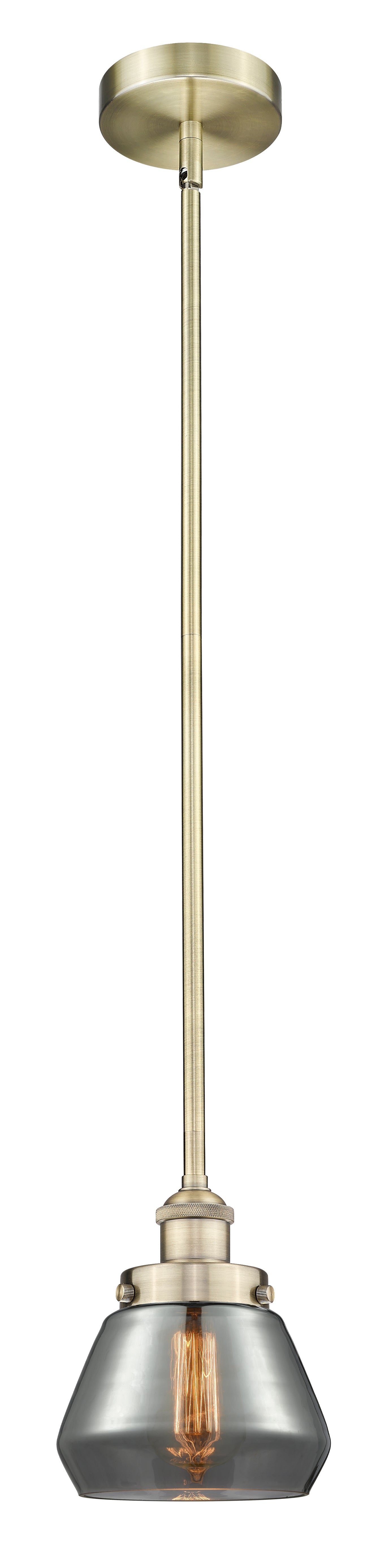 Edison Mini Pendant Antique Brass Finish