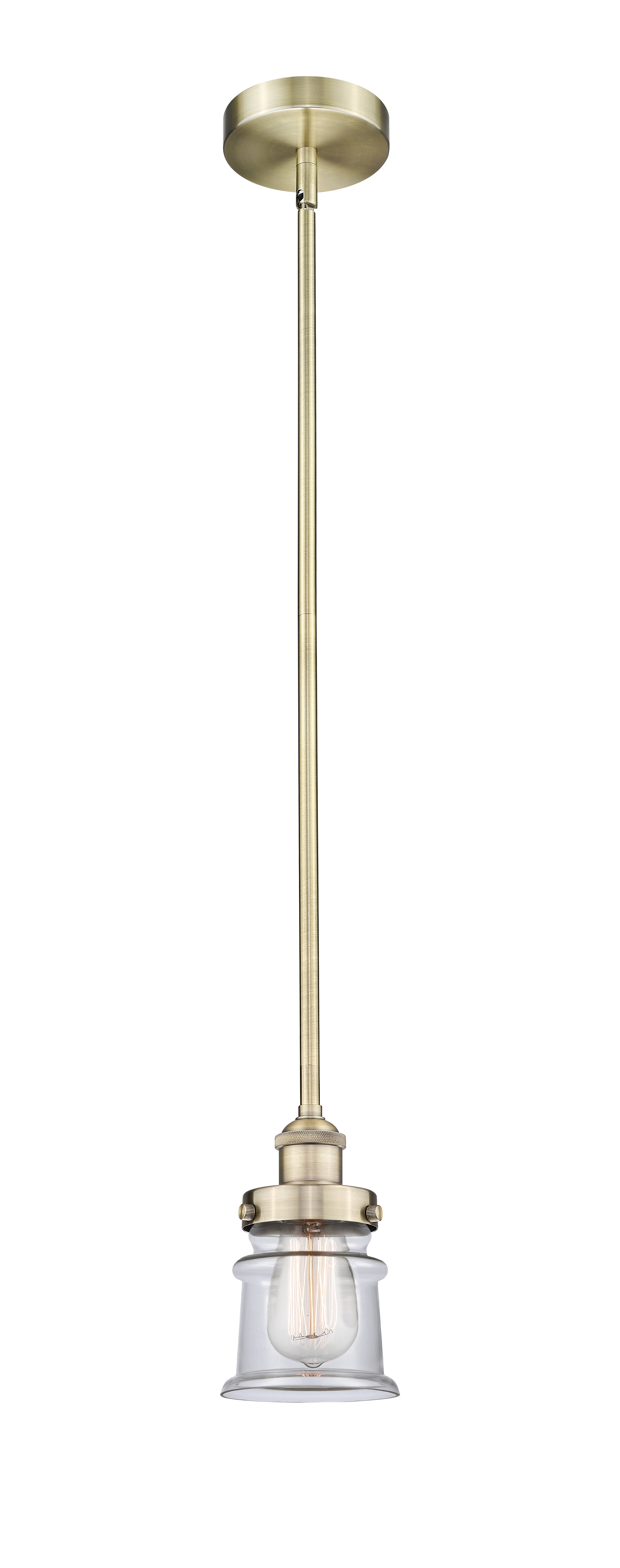 Edison Mini Pendant Antique Brass 6W