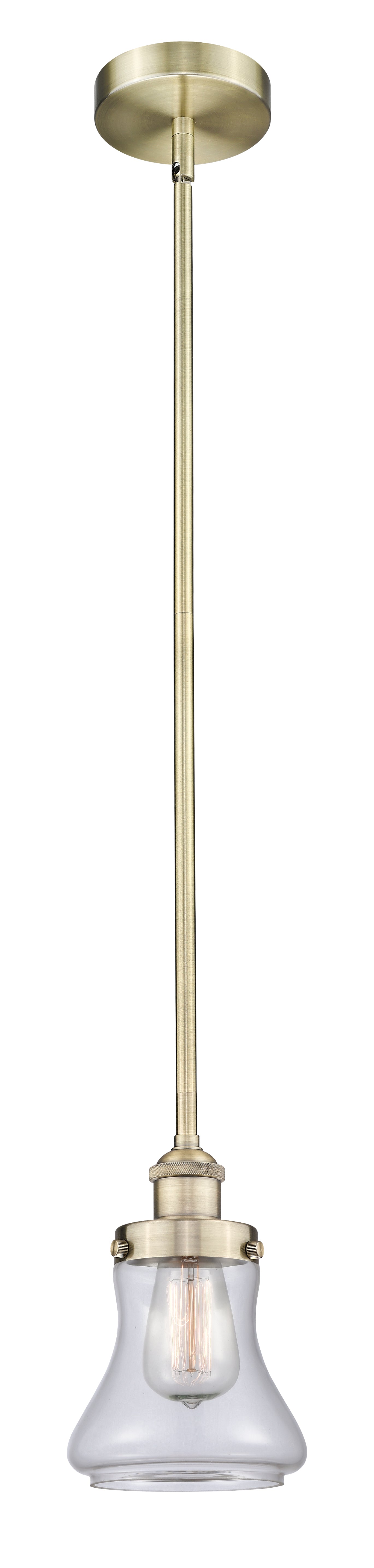 Edison Mini Pendant Antique Brass Finish