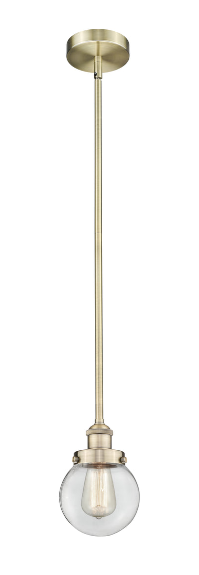 Edison Mini Pendant Antique Brass Finish