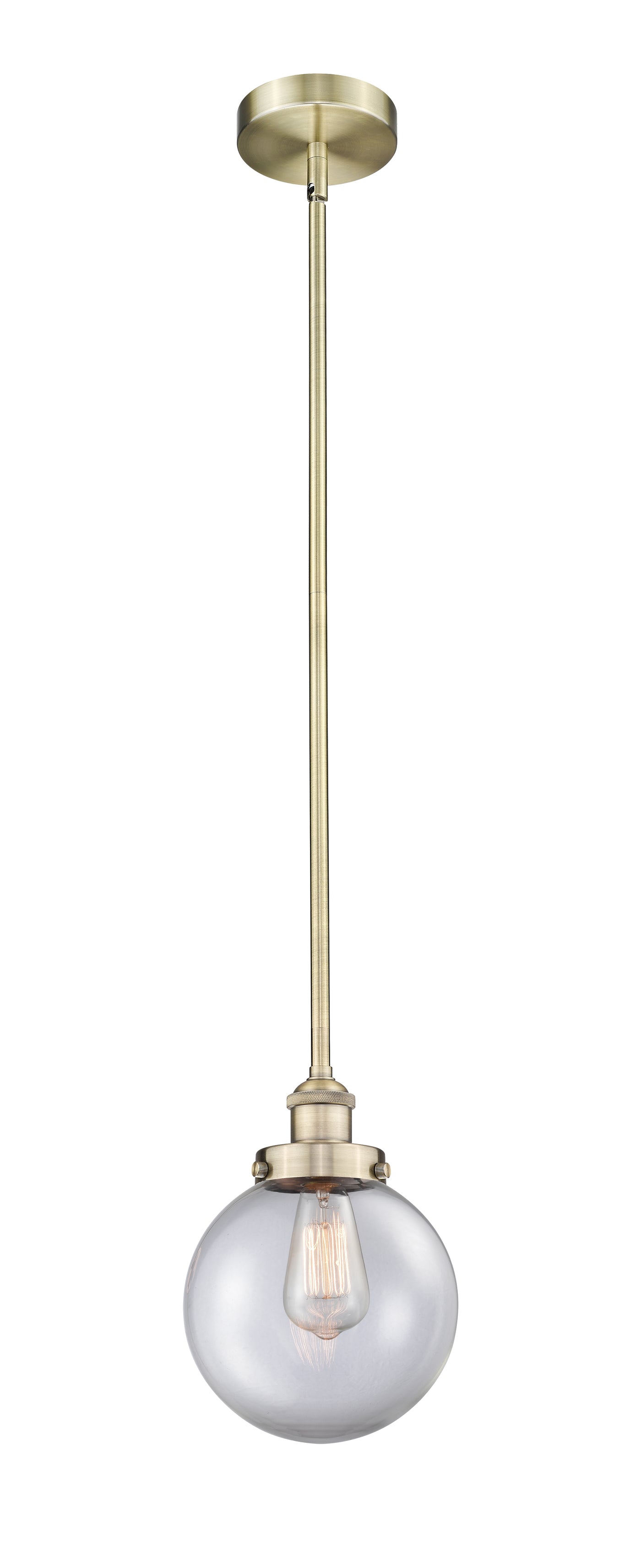 Edison Mini Pendant Brass Antique Finish