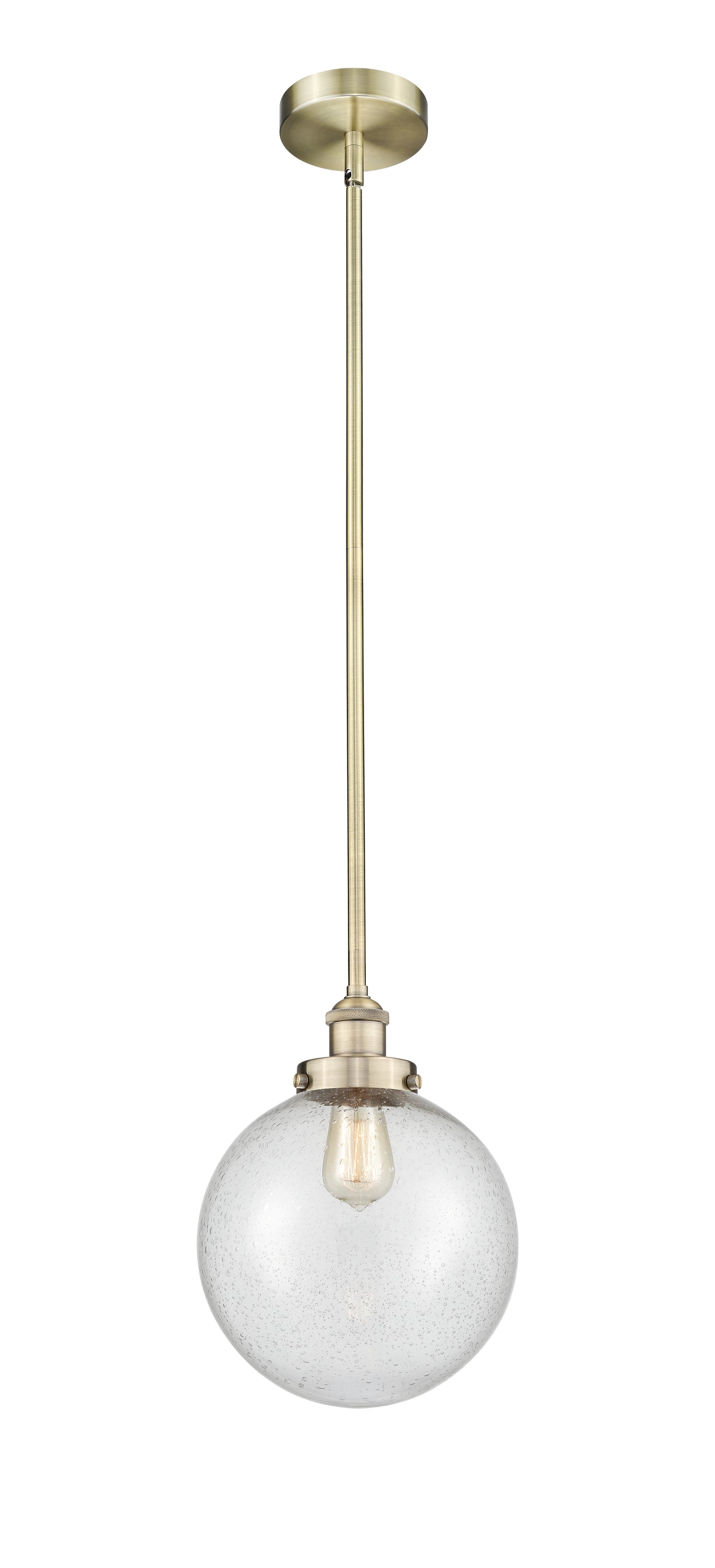 Edison Mini Pendant Antique Brass Cast