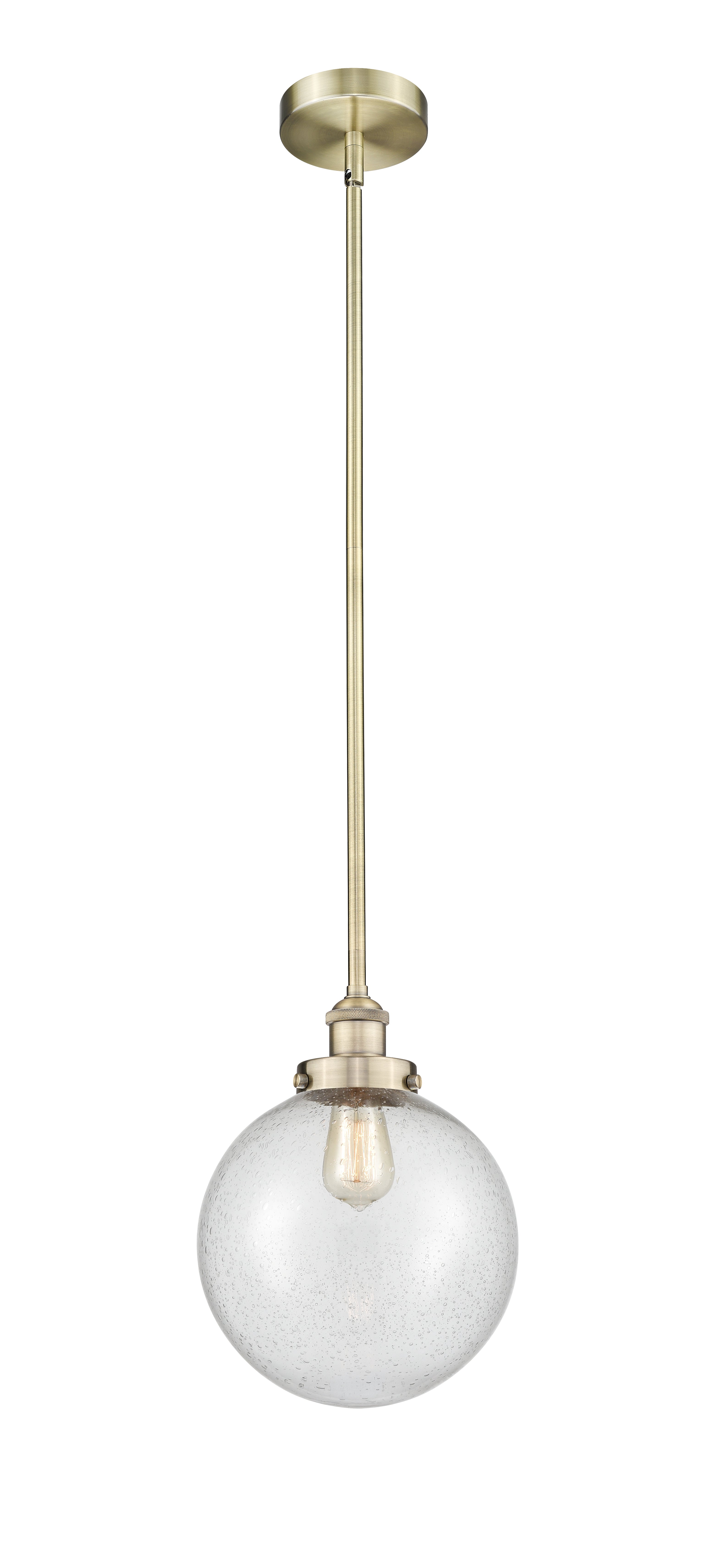 Edison Mini Pendant Antique Brass Cast