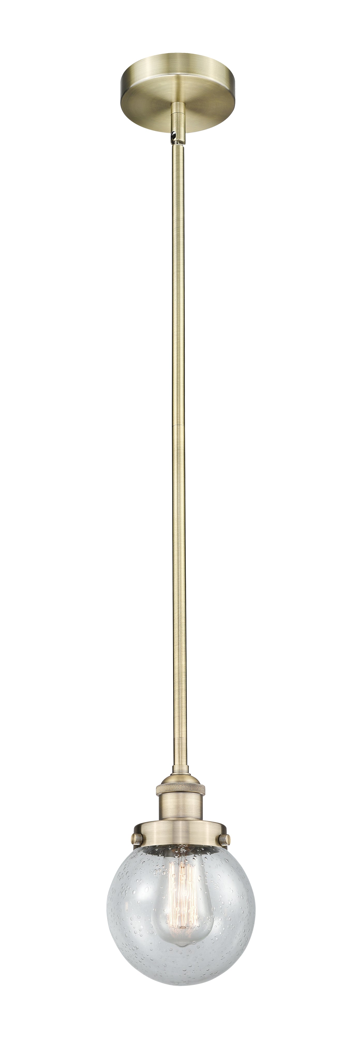 Edison Mini Pendant Antique Brass