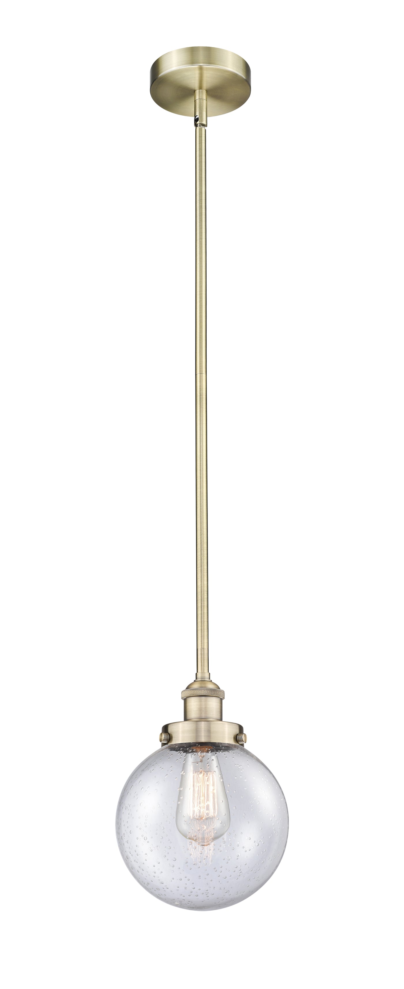Edison Mini Pendant Antique Brass Finish