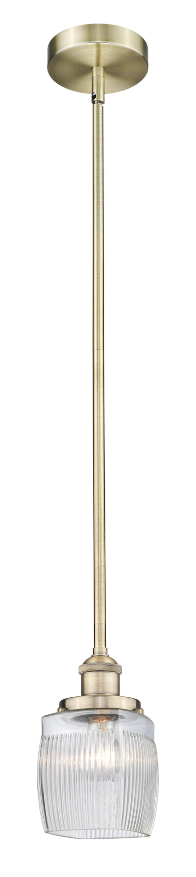 Edison Mini Pendant Antique Brass Finish