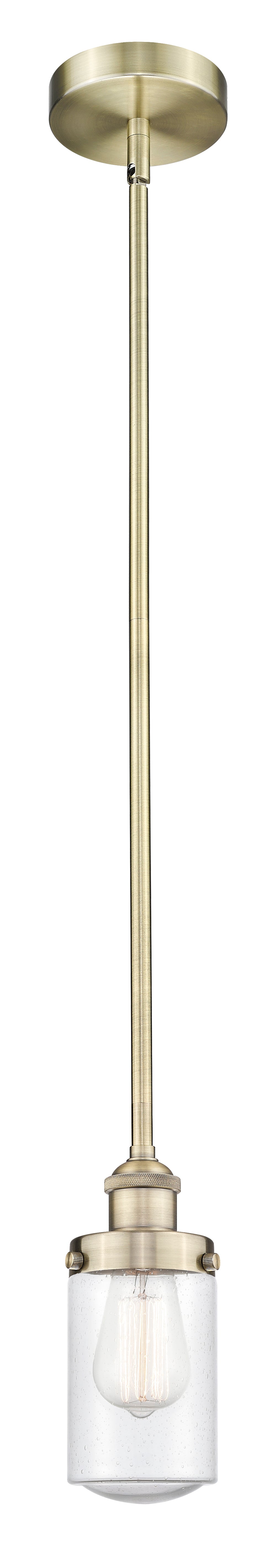Edison Mini Pendant Antique Brass Finish