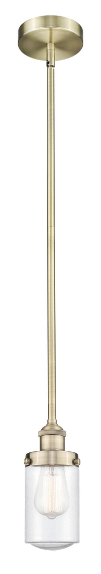 Edison Mini Pendant Antique Brass Finish