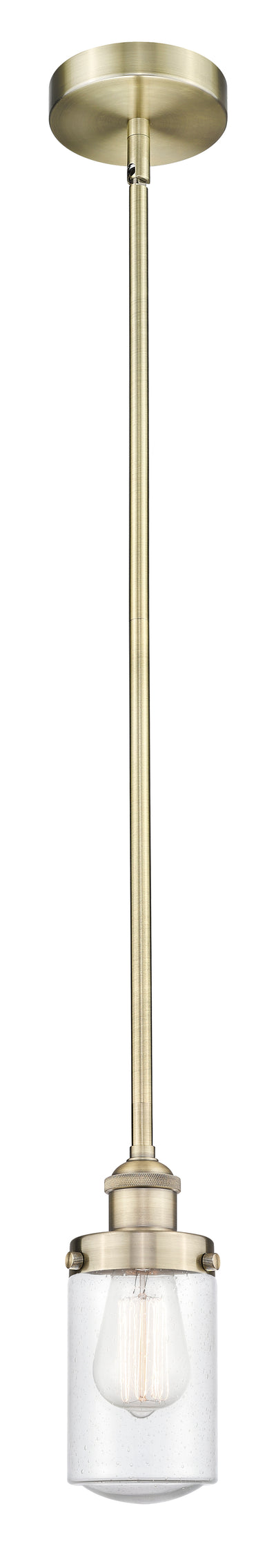 Edison Mini Pendant Antique Brass Finish