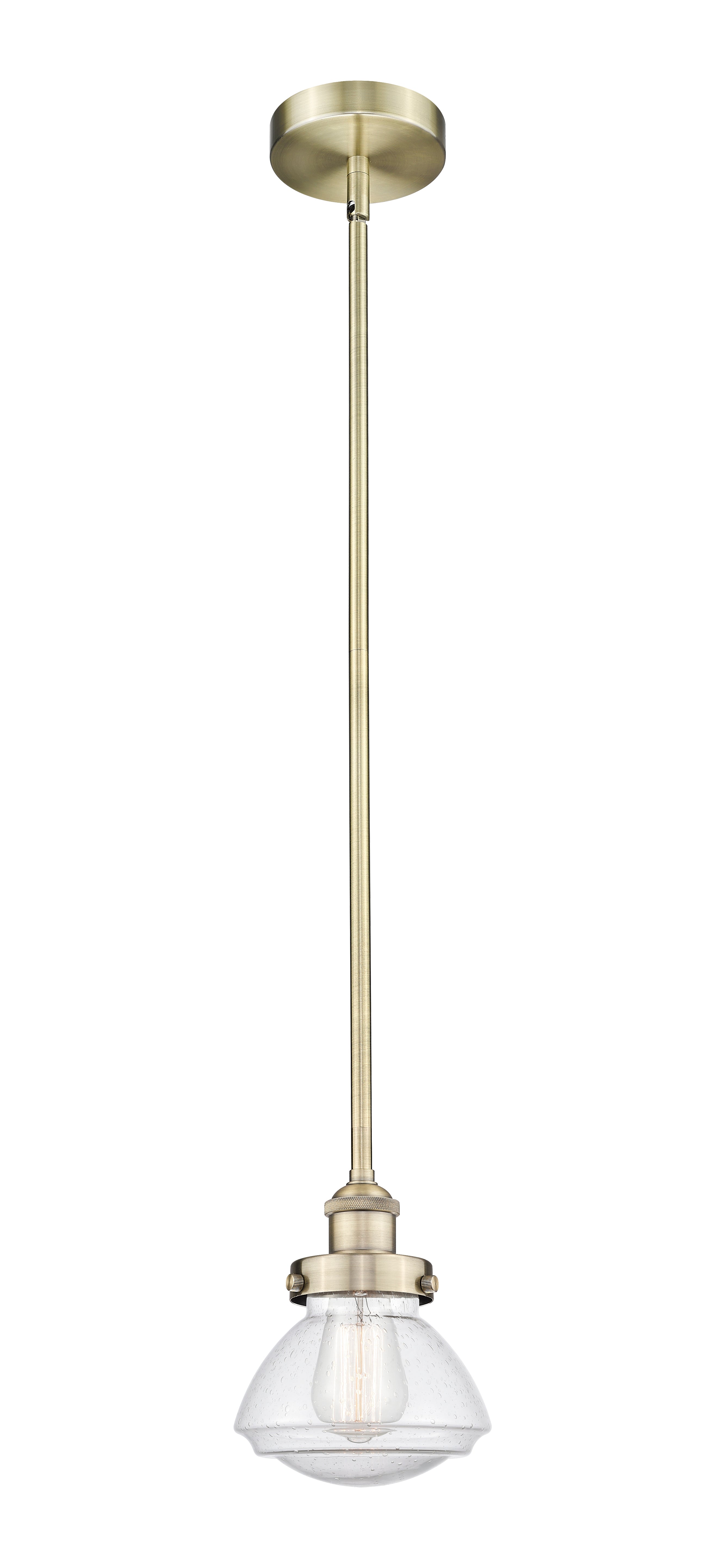 Edison Mini Pendant Antique Brass