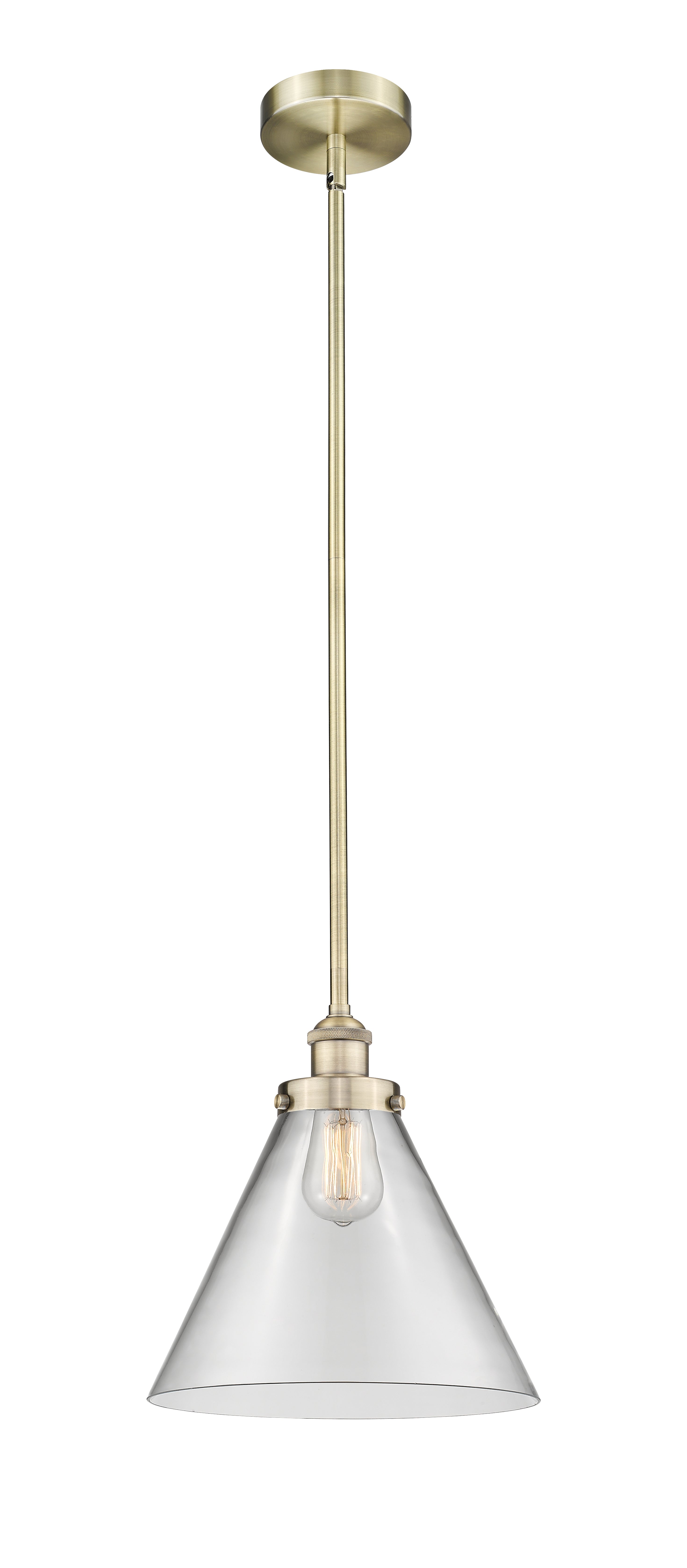 Edison Mini Pendant Cast Brass Finish