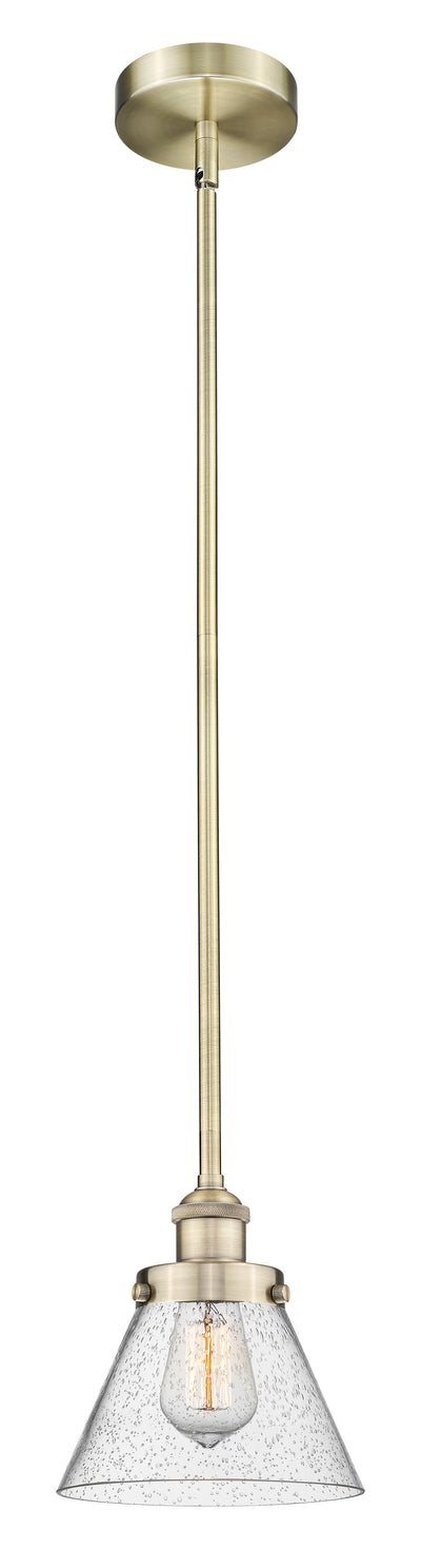 Edison Mini Pendant Antique Brass Cast