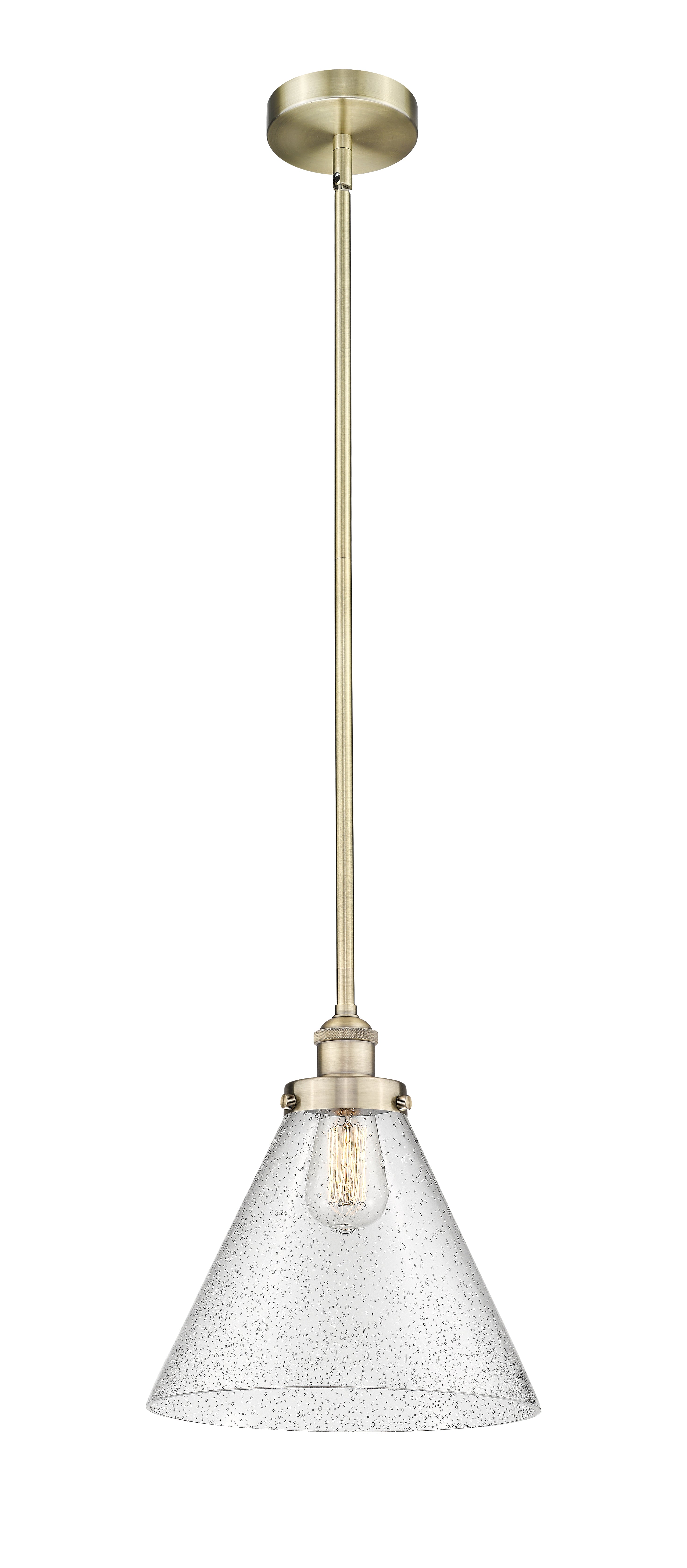 Edison Mini Pendant Cast Brass Finish