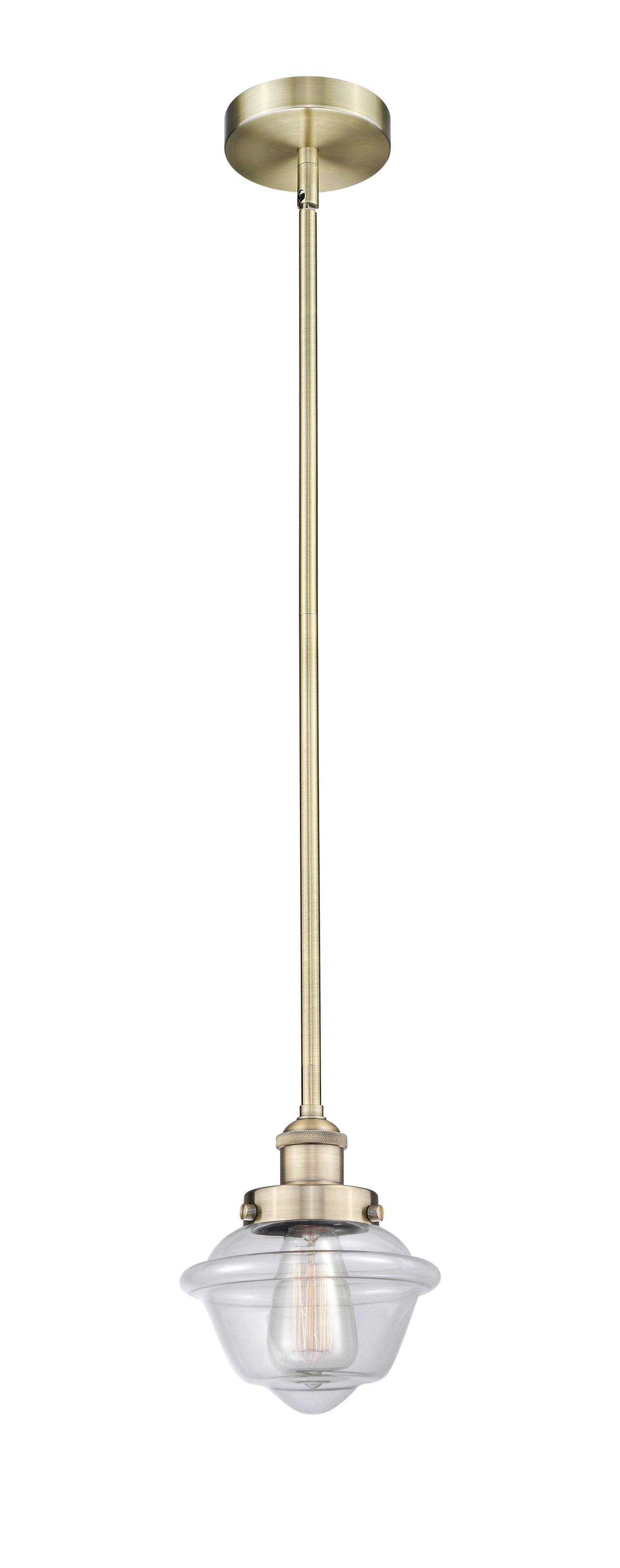 Edison Mini Pendant Antique Brass Finish