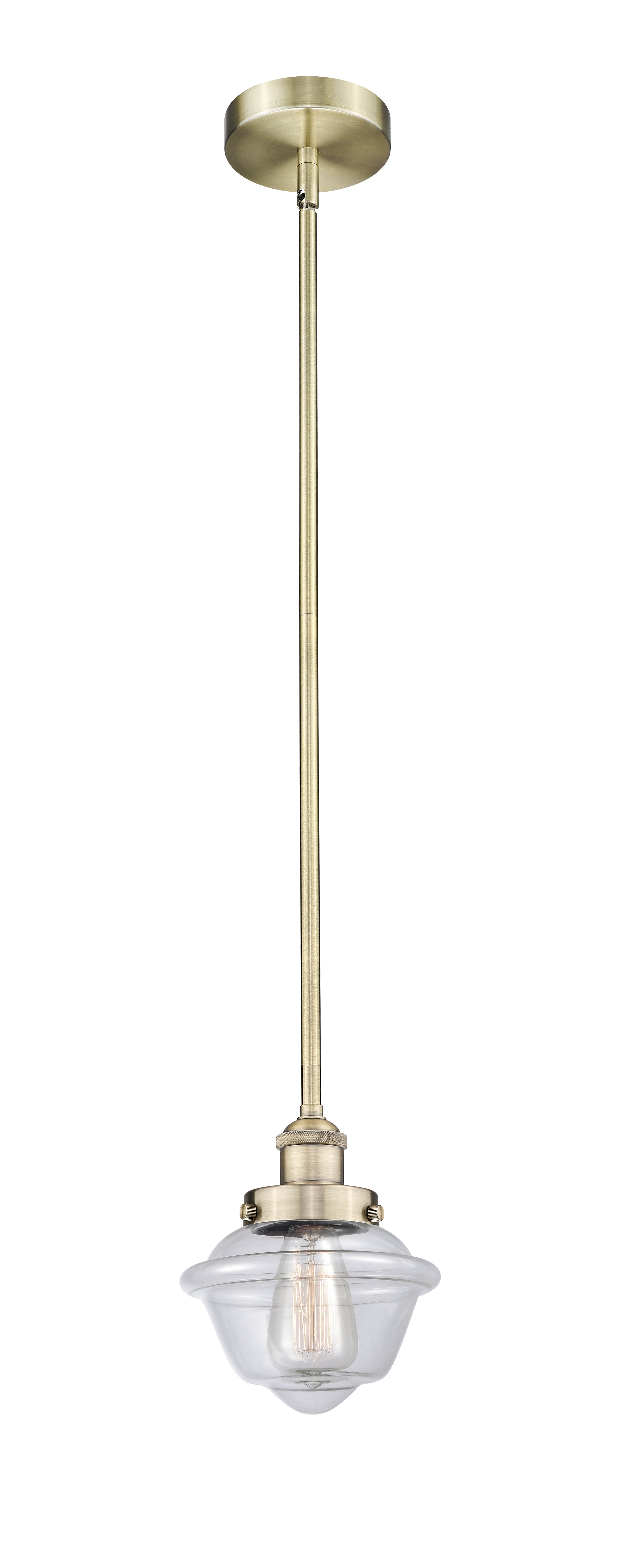 Edison Mini Pendant Antique Brass Finish