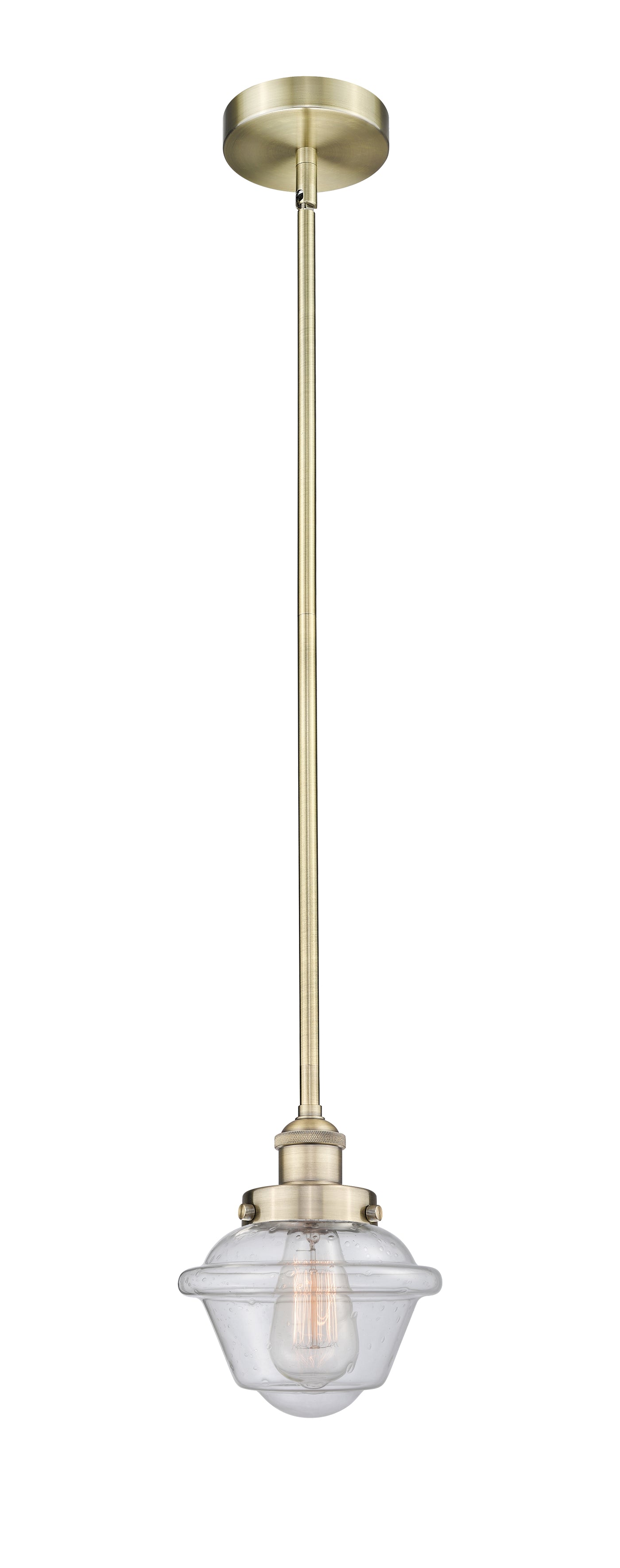 Edison Mini Pendant Antique Brass Finish