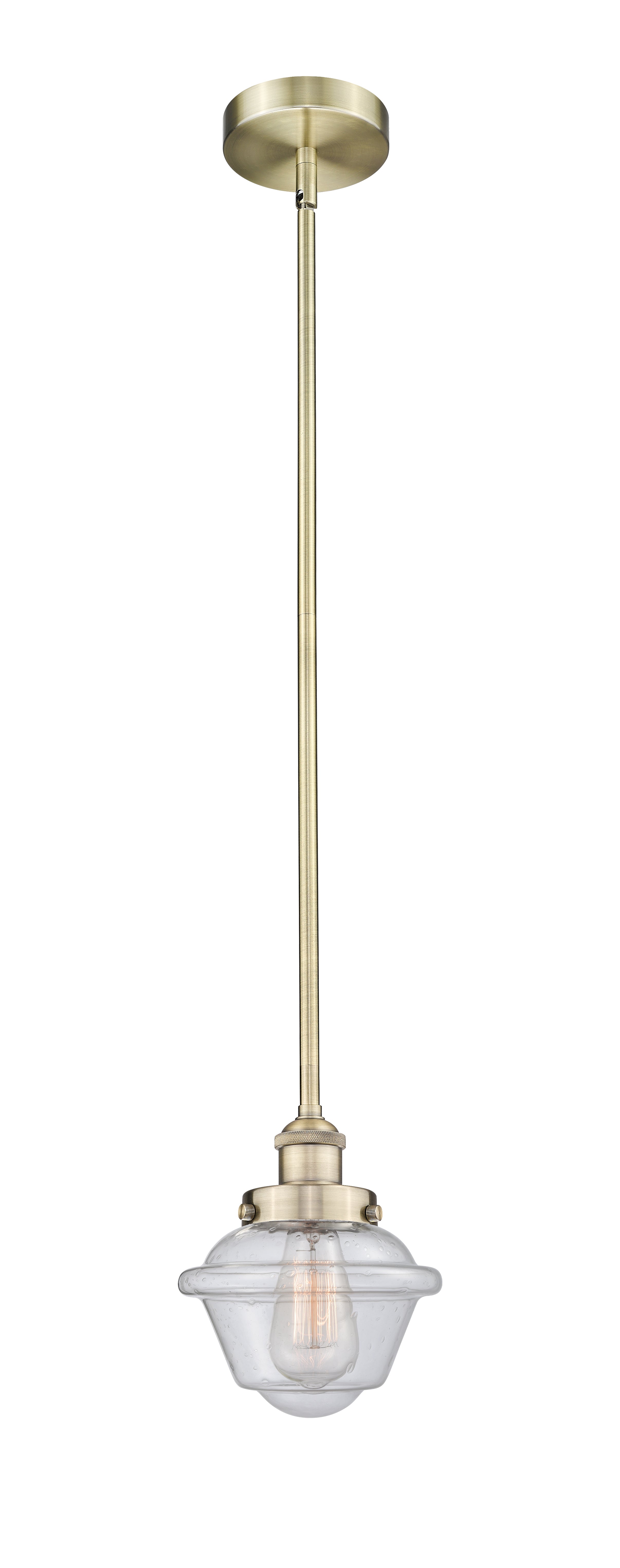 Edison Mini Pendant Antique Brass Finish